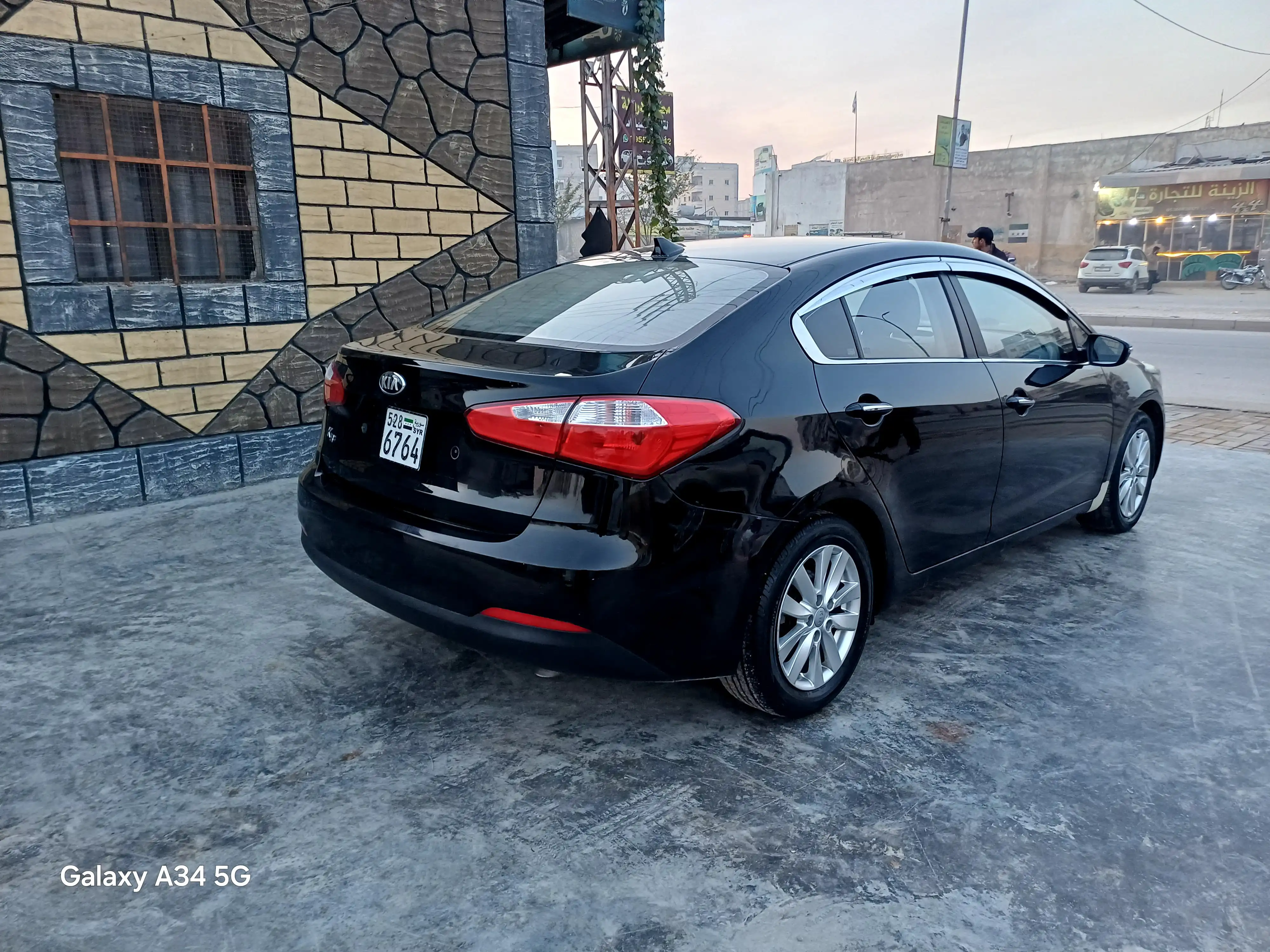 kilometrage car rent kia k3 lx sedan used 2014 aleppo ot image