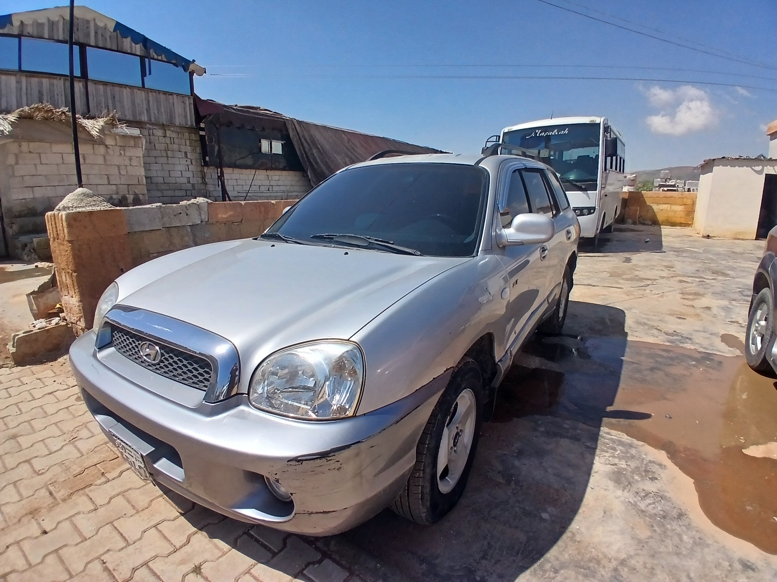 kilometrage car sale hyundai santa fe gold suv used 2005 aleppo bs image