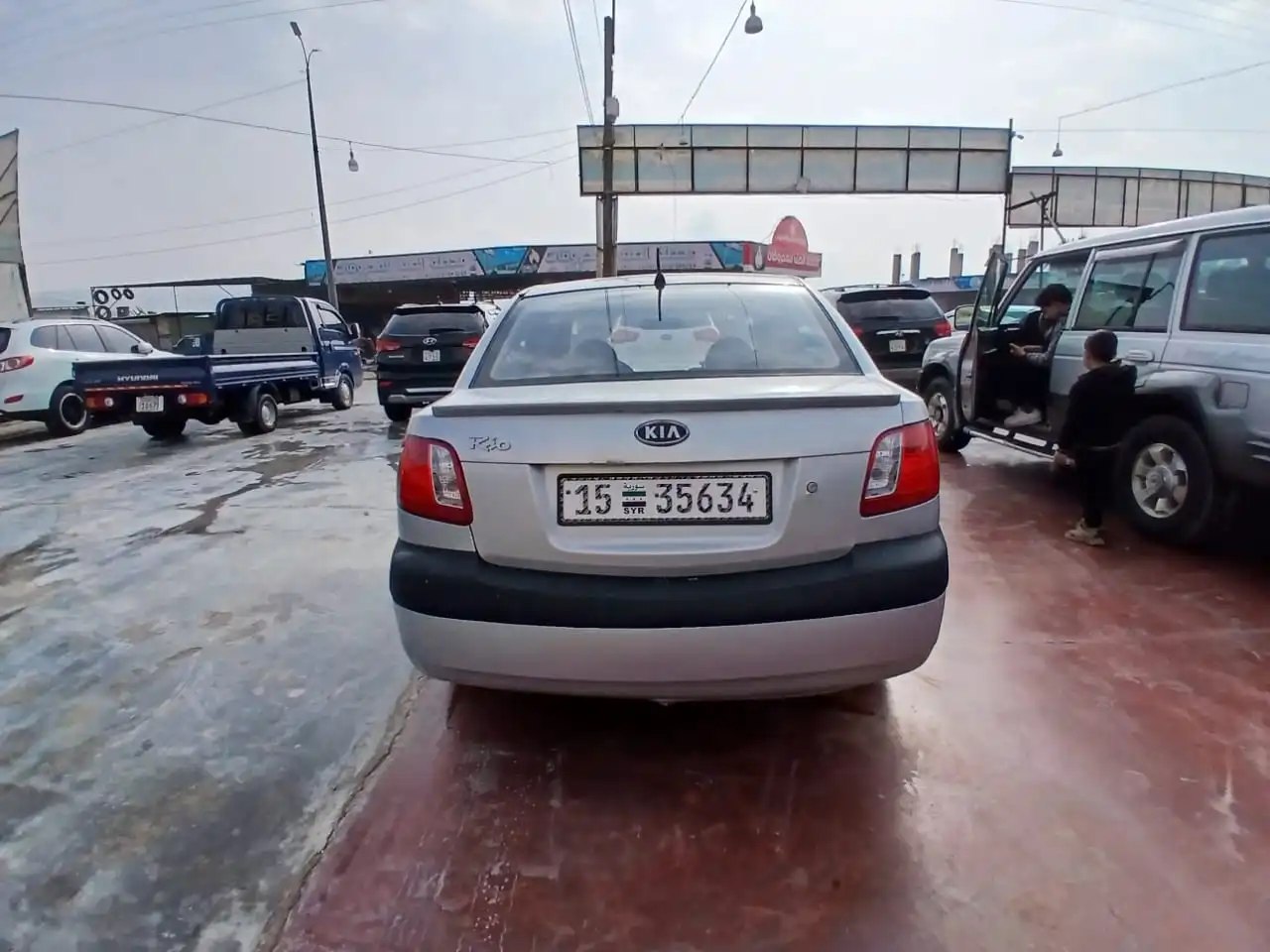 kilometrage car sale kia rio s sedan 2011 aleppo vu image