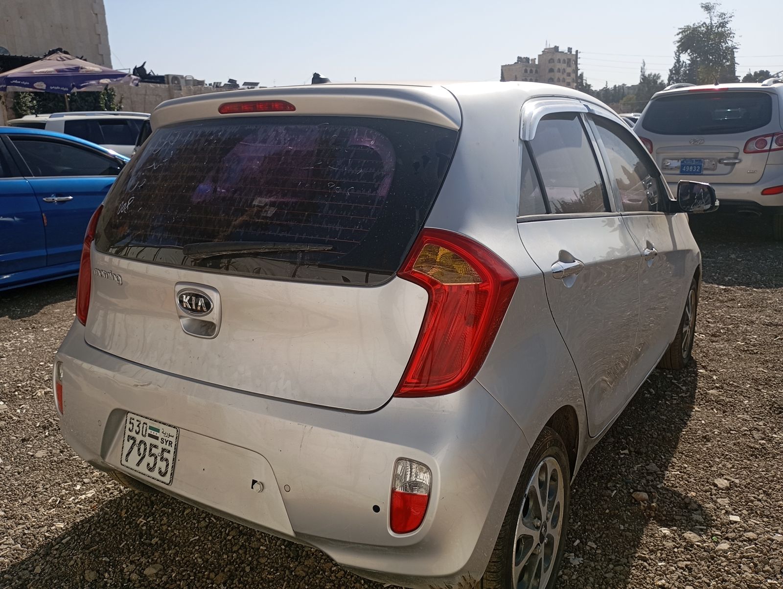 kilometrage car sale kia morning lx hatchback used 2012 aleppo pr image