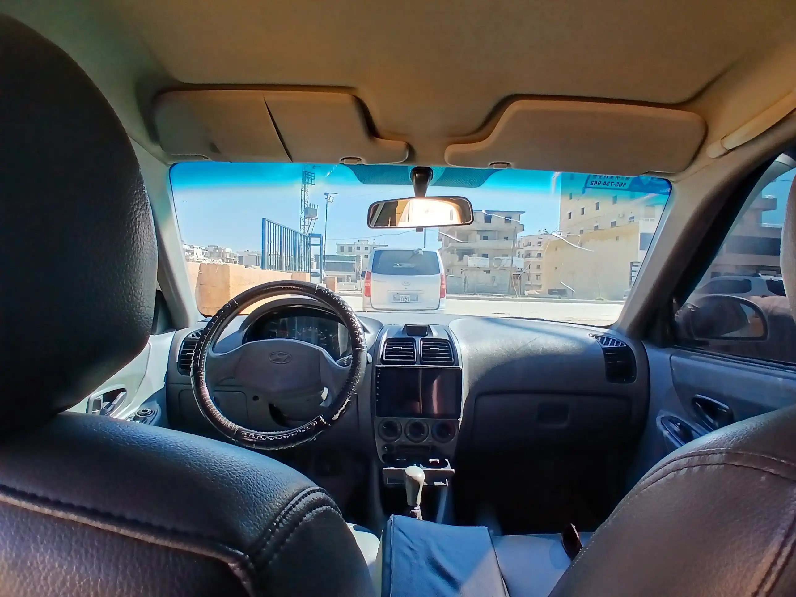 kilometrage car sale hyundai accent standard sedan used 2004 aleppo yz image