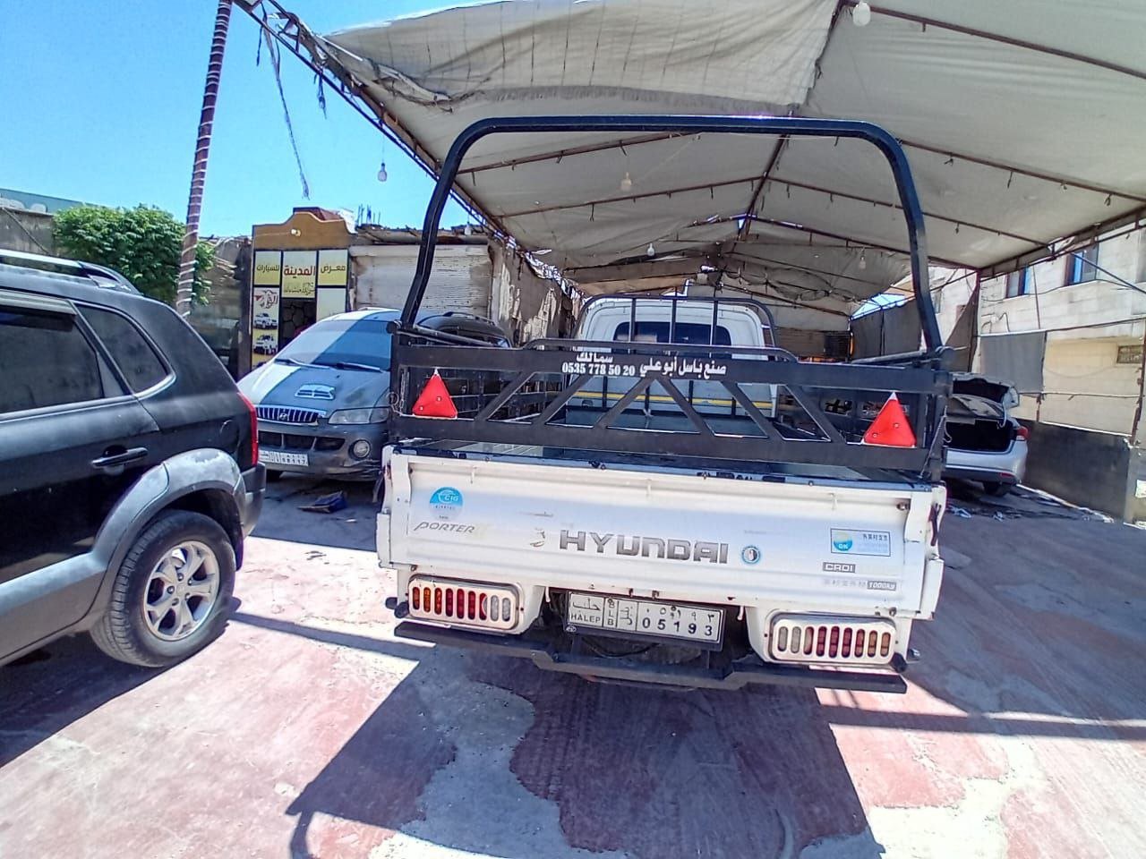 kilometrage car sale hyundai porter 2 crdi cargo truck used 2008 aleppo gs image