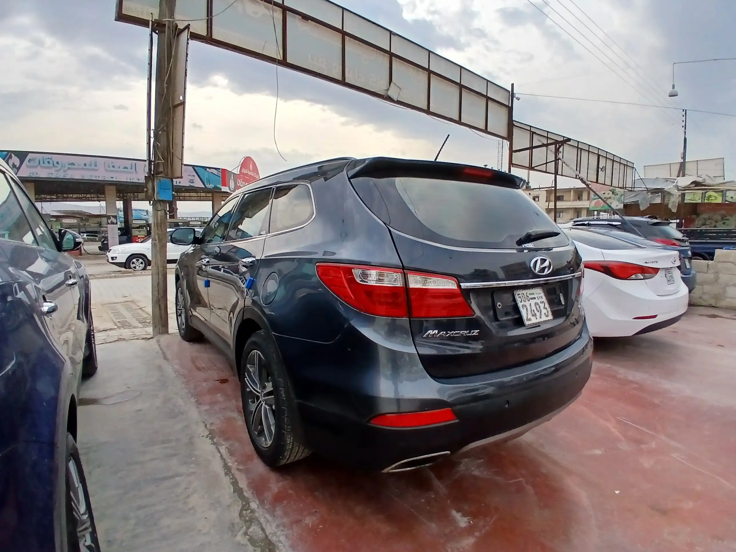 kilometrage car sale hyundai maxcruz evgt suv 2014 aleppo mk image