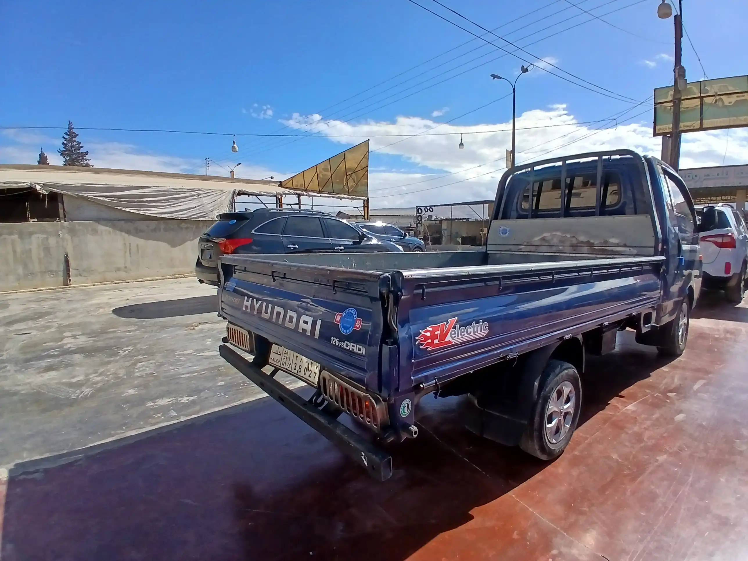 kilometrage car sale hyundai porter 2 crdi cargo truck used 2010 aleppo bk image