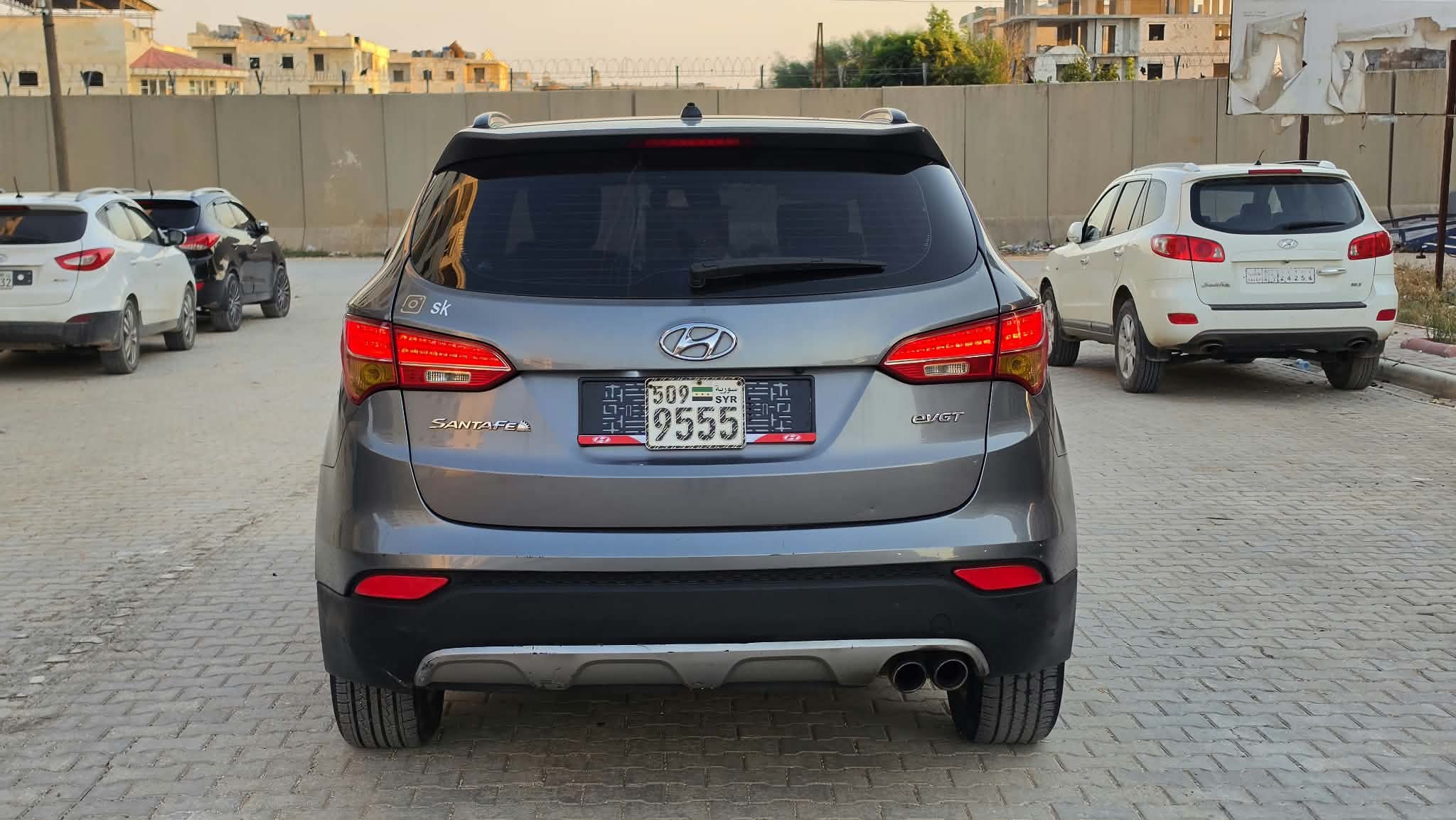 kilometrage car sale hyundai santa fe evgt suv used 2013 aleppo iz image
