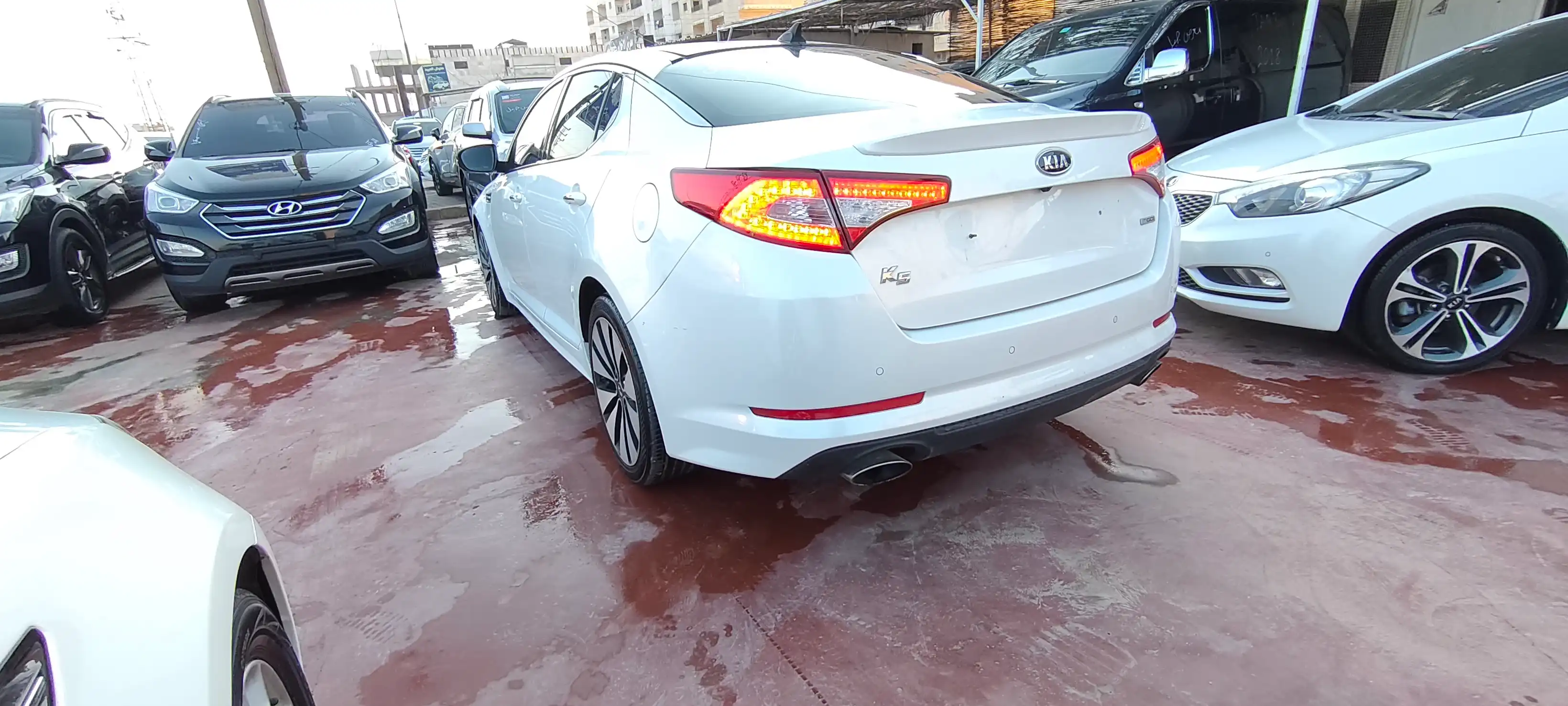 kilometrage car sale kia k5 standard sedan used 2011 aleppo qv image