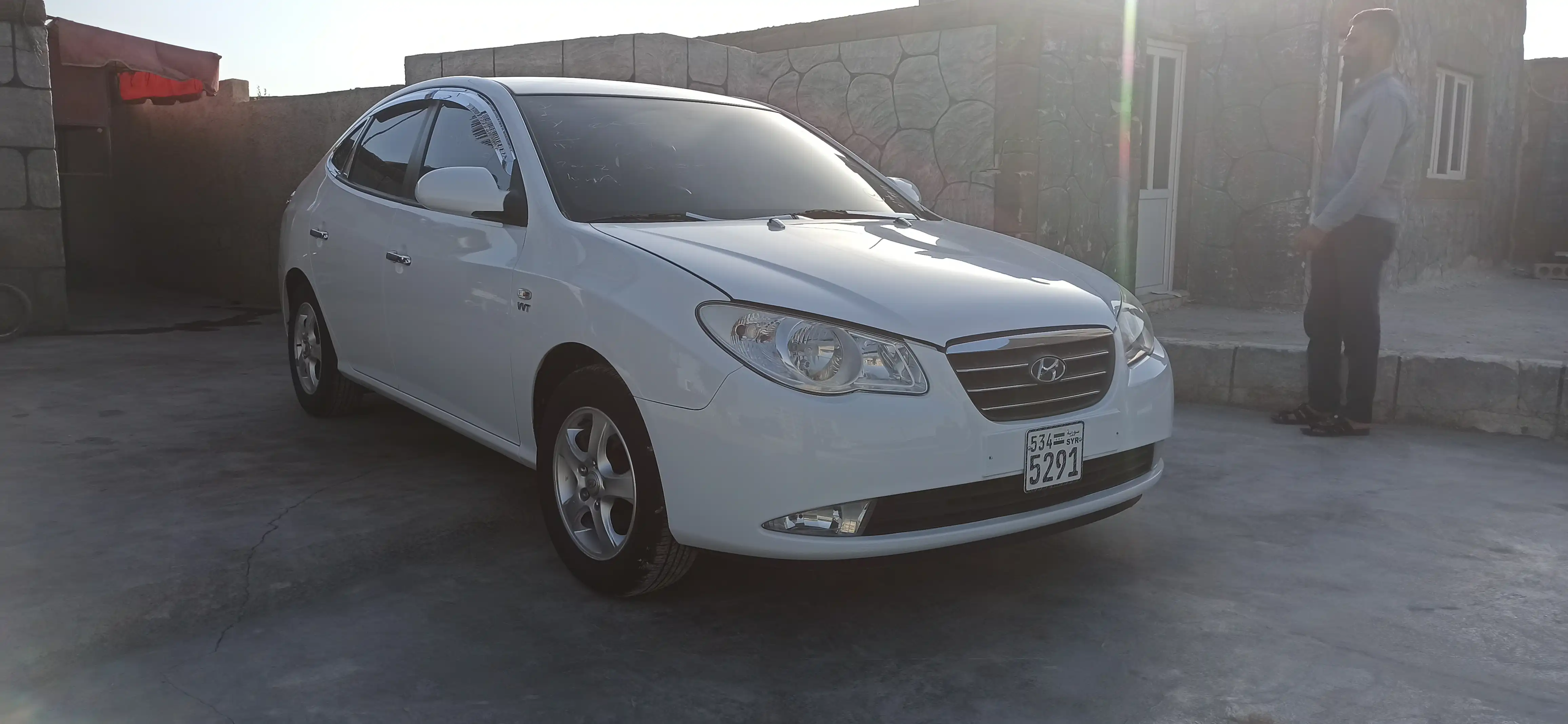 kilometrage car sale hyundai avante standard sedan used 2007 aleppo wn image
