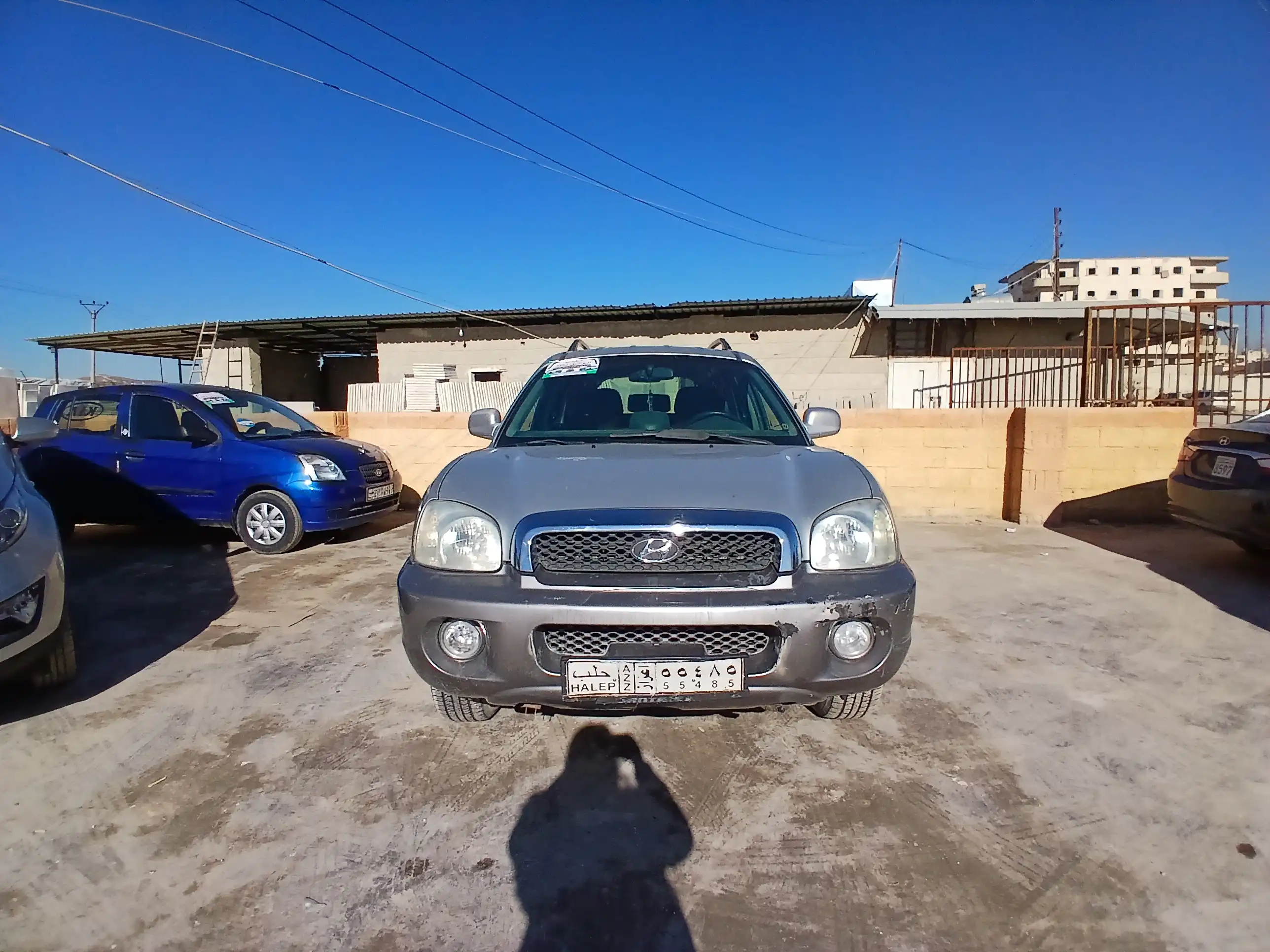 kilometrage car sale hyundai santa fe gold suv used 2003 aleppo av image