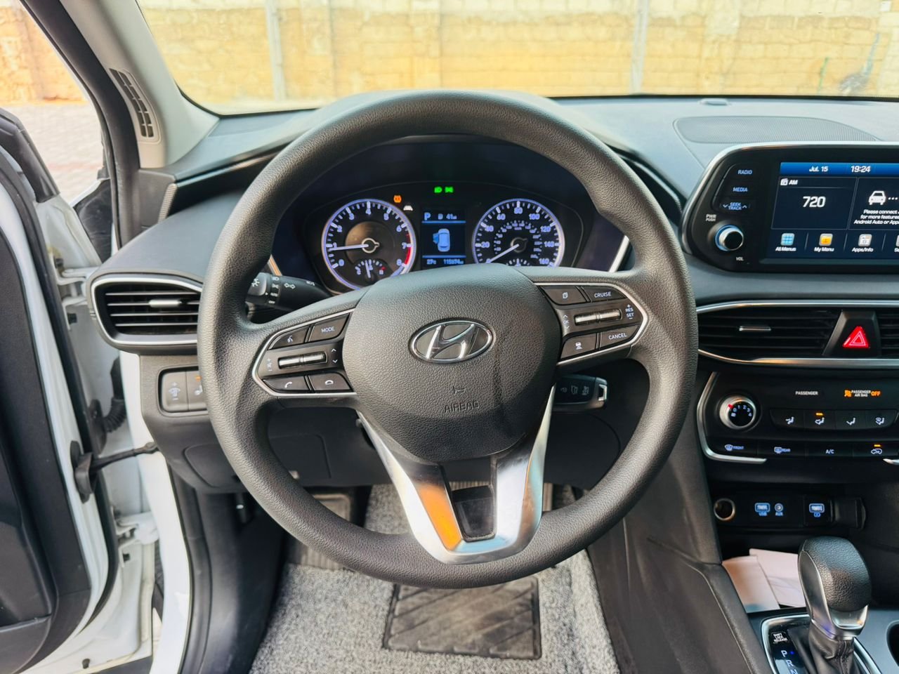 kilometrage car sale hyundai santa fe evgt suv used 2019 aleppo pv image