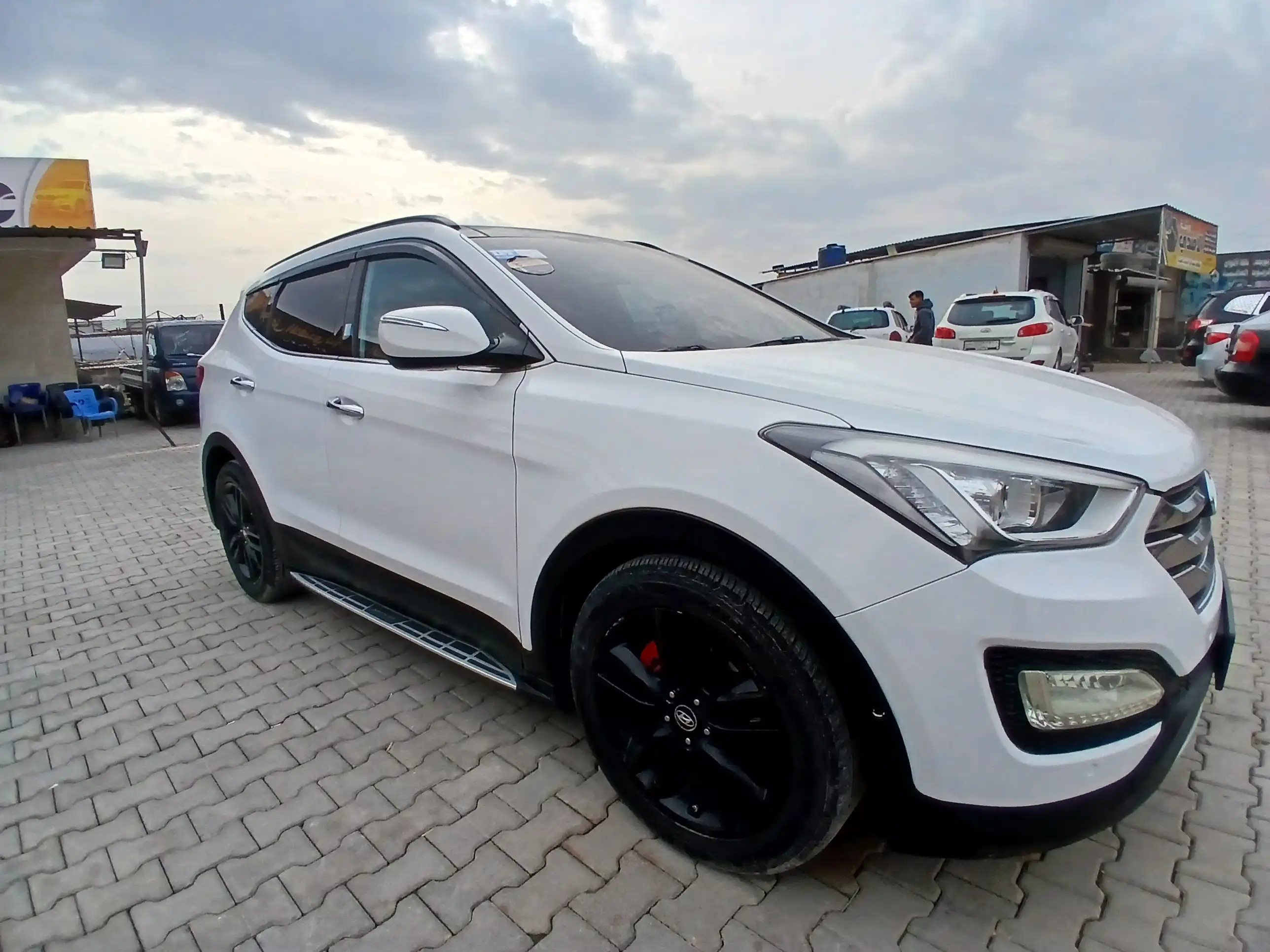 kilometrage car sale hyundai santa fe evgt suv used 2012 aleppo kd image