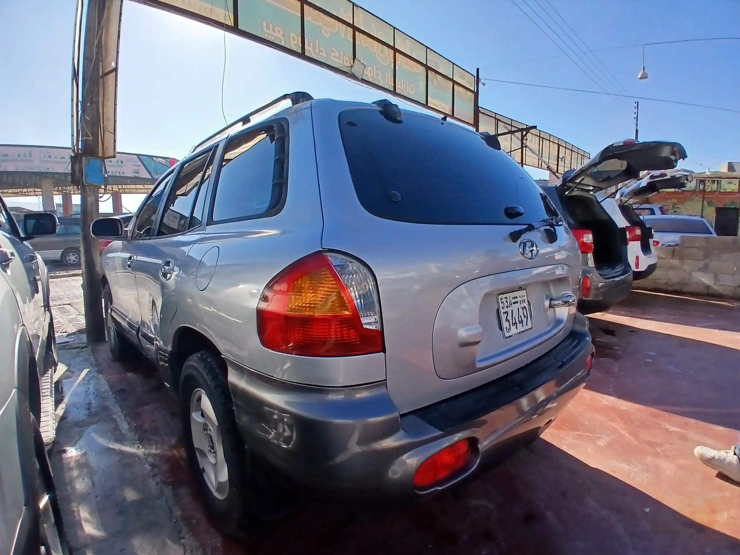 kilometrage car sale hyundai santa fe gold suv used 2002 aleppo ib image