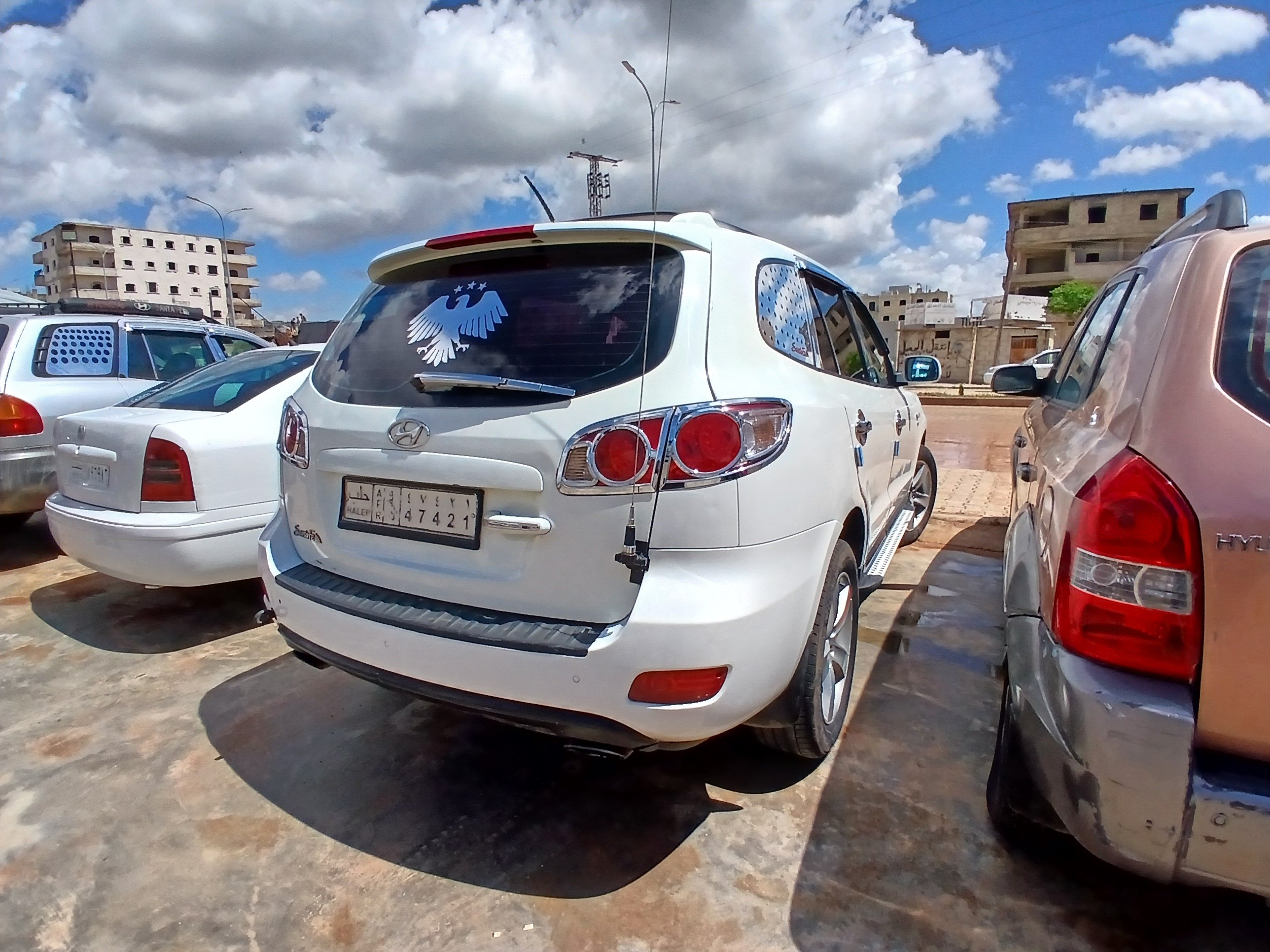 kilometrage car sale hyundai santa fe mlx suv used 2006 aleppo so image