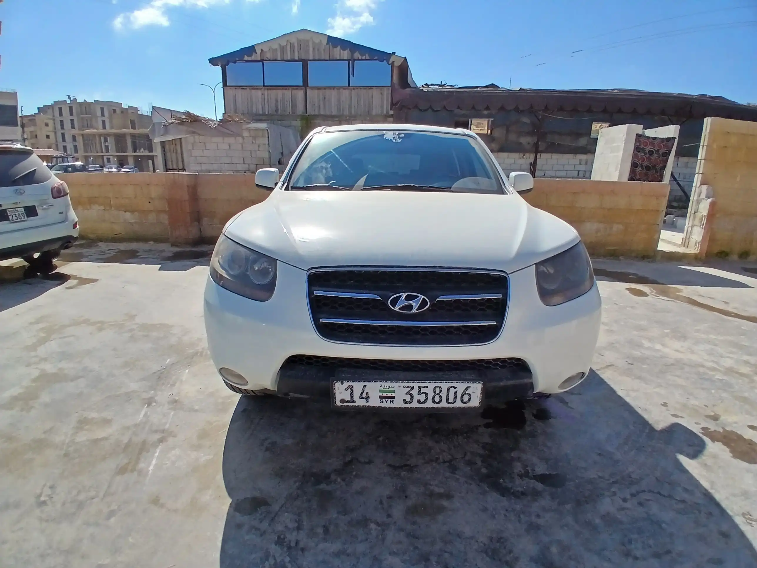 kilometrage car sale hyundai santa fe clx suv used 2008 aleppo hm image