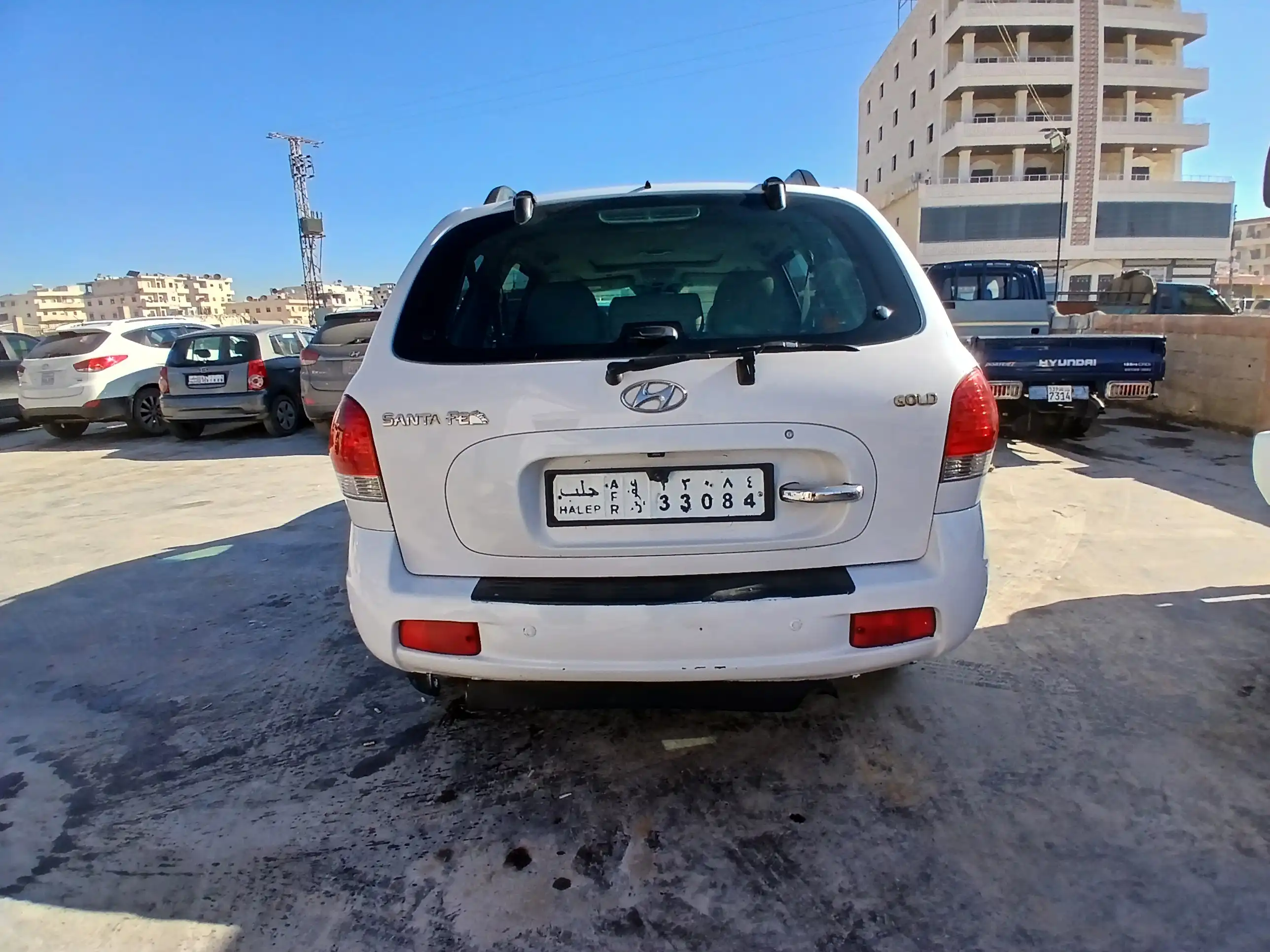 kilometrage car sale hyundai santa fe gold suv used 2005 aleppo wx image