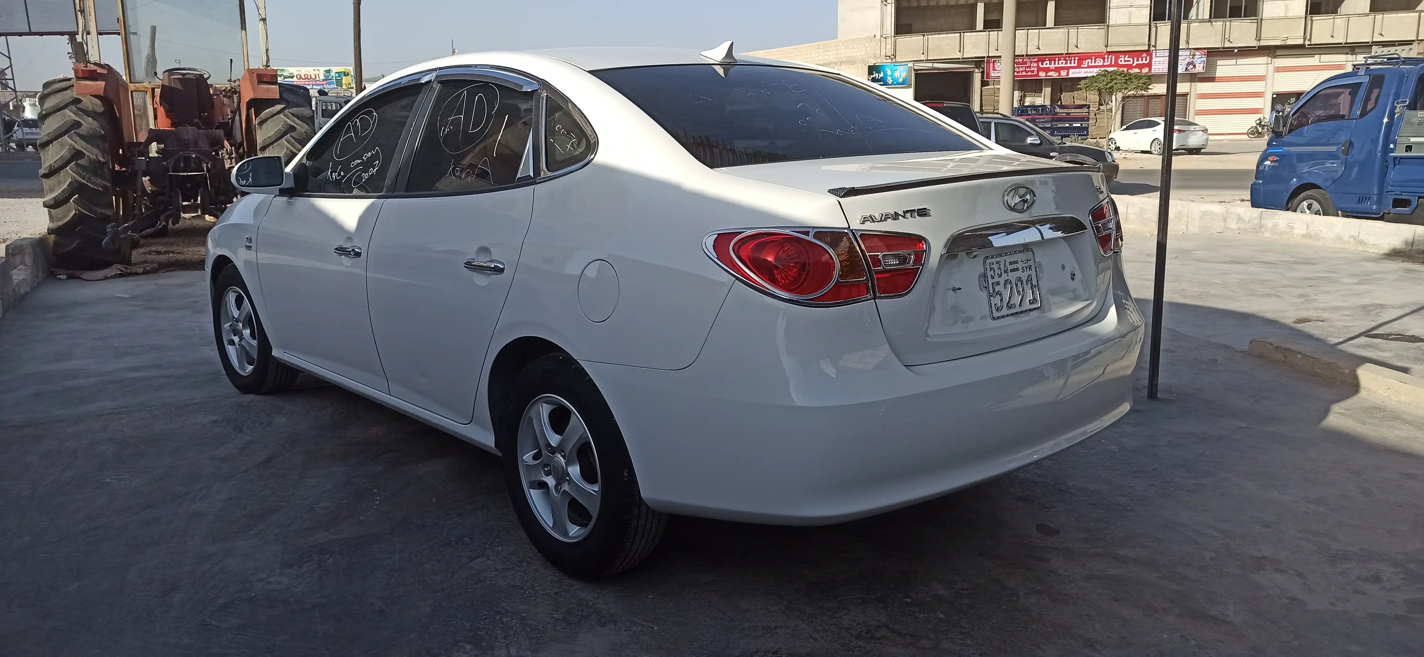 kilometrage car sale hyundai avante standard sedan used 2007 aleppo wn image