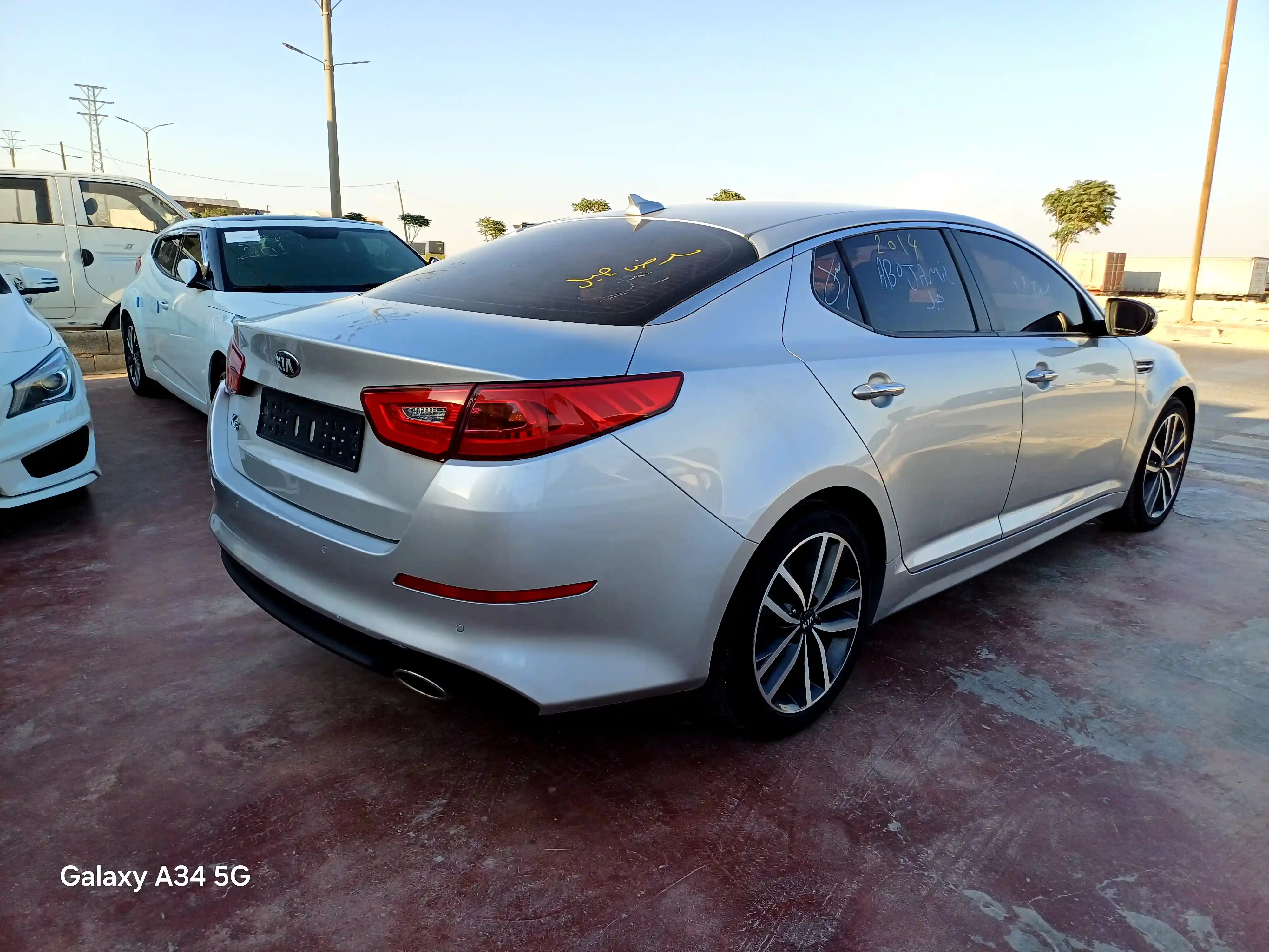 kilometrage car sale kia k5 standard sedan used 2014 aleppo ii image