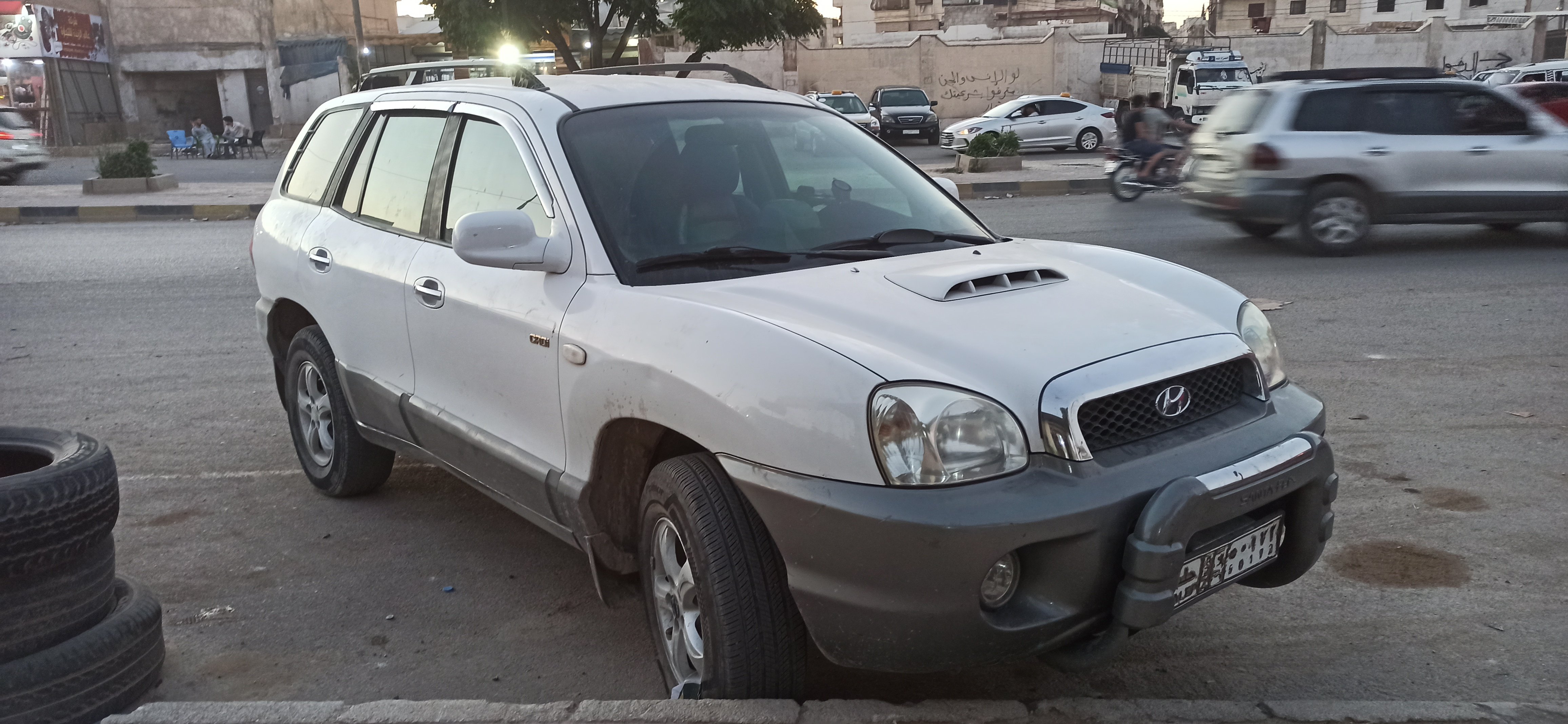 kilometrage car sale hyundai santa fe 2 2 d suv used 2001 aleppo ur image