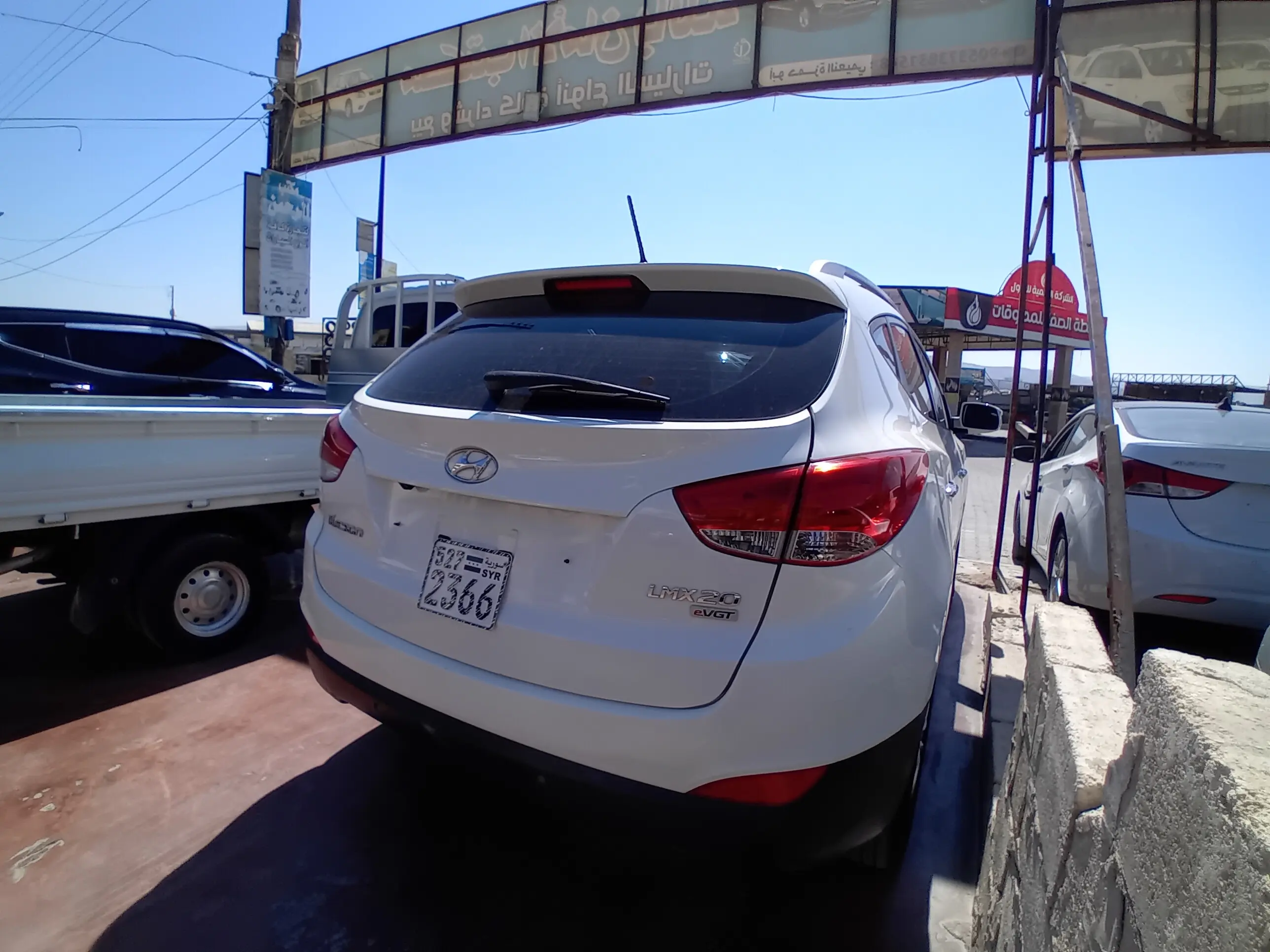 kilometrage car sale hyundai tucson lx20 evgt suv used 2011 aleppo rj image