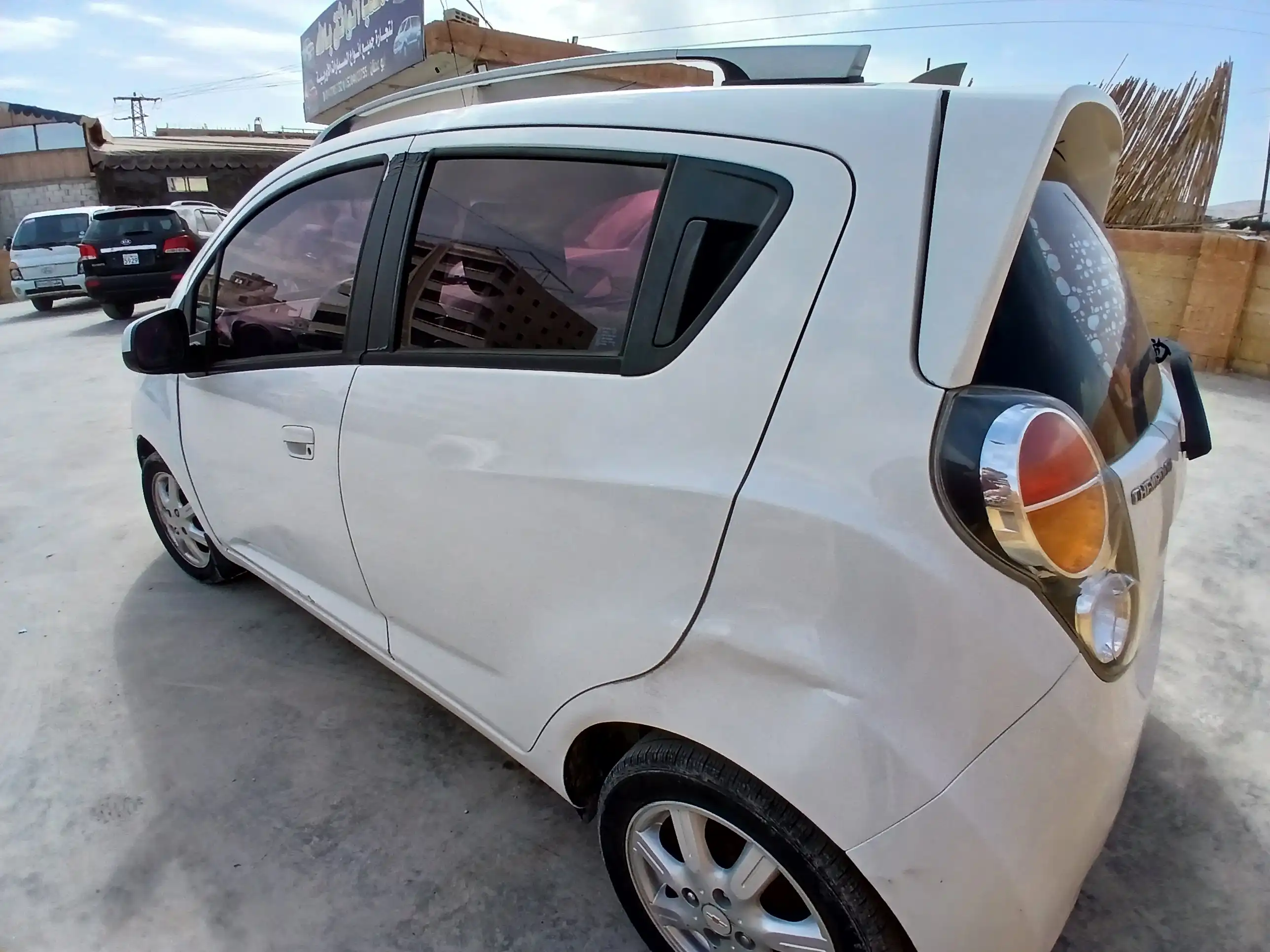 kilometrage car sale chevrolet spark standard hatchback used 2013 aleppo tk image