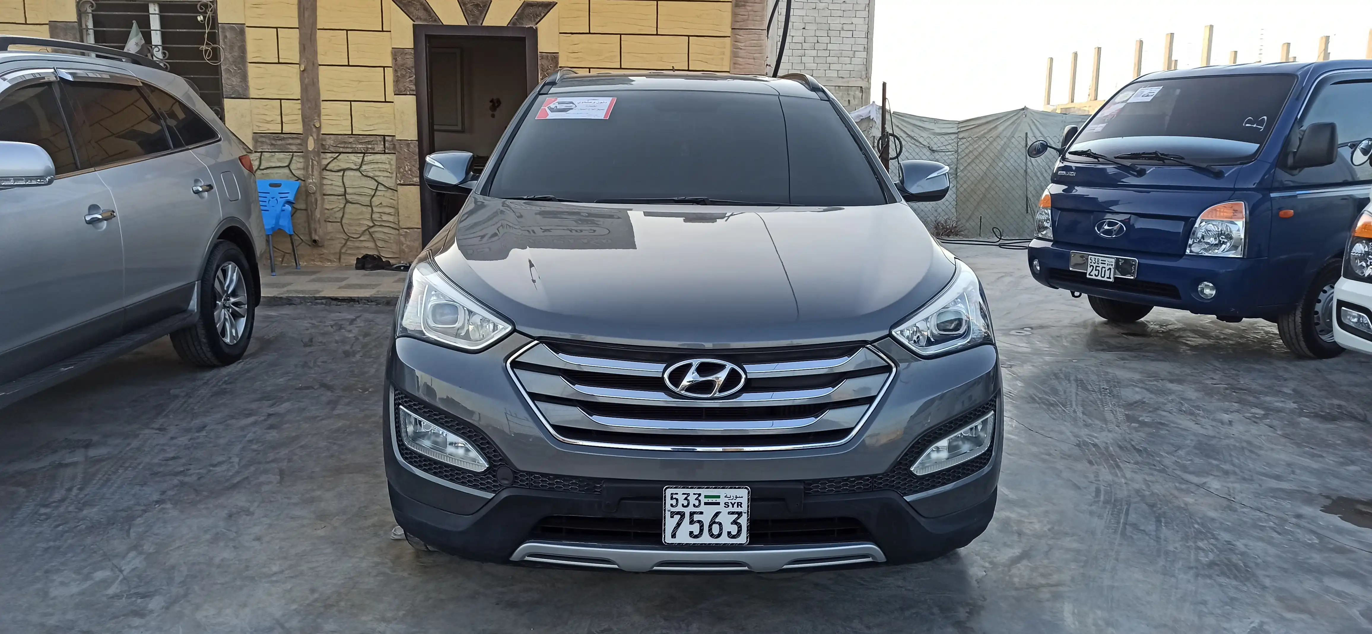kilometrage car sale hyundai santa fe evgt suv used 2014 aleppo kd image