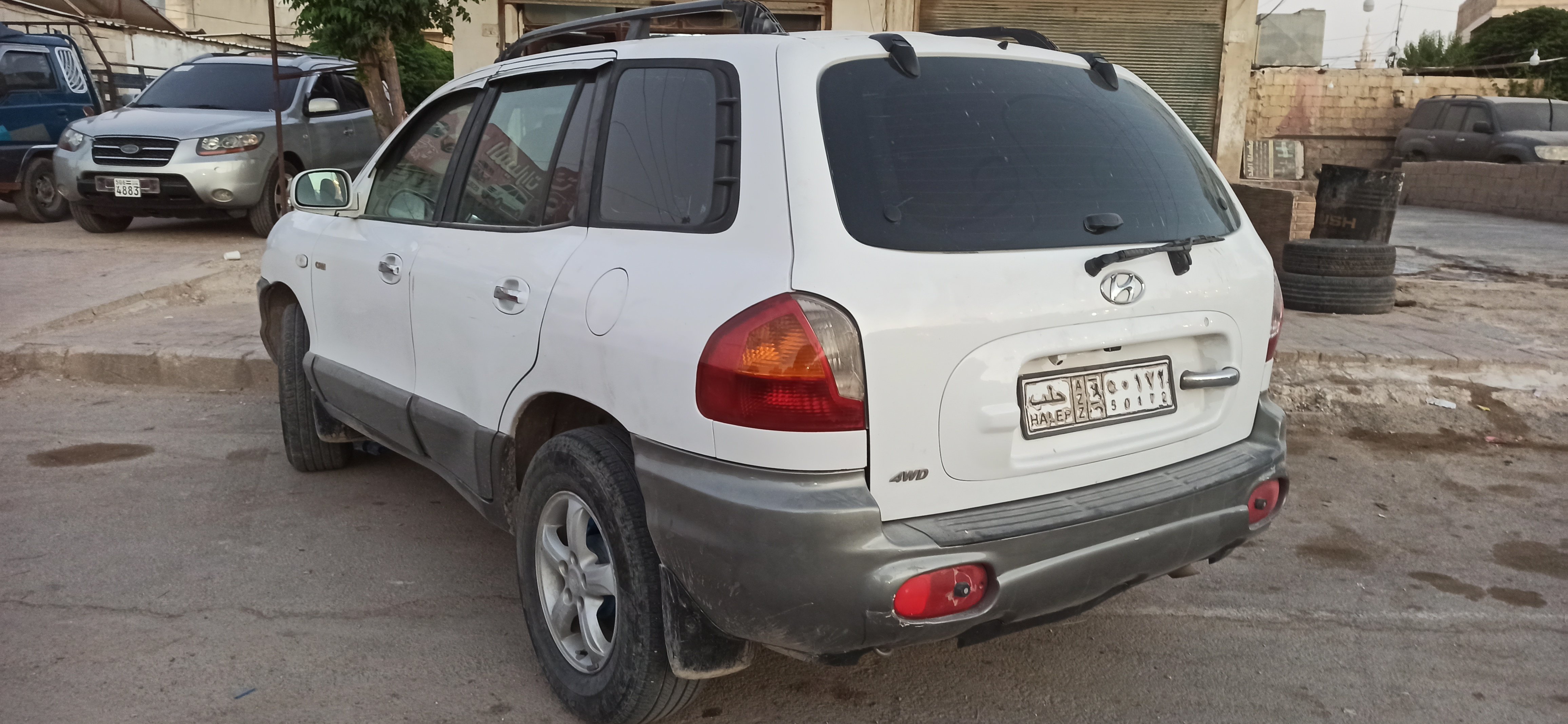 kilometrage car sale hyundai santa fe 2 2 d suv used 2001 aleppo ur image