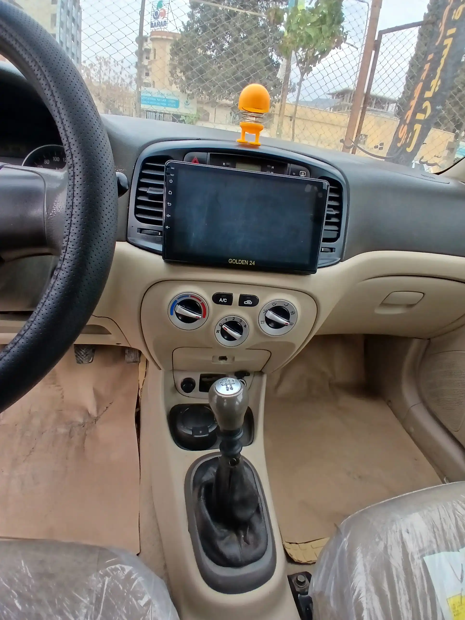 kilometrage car sale hyundai accent standard sedan used 2007 aleppo hi image