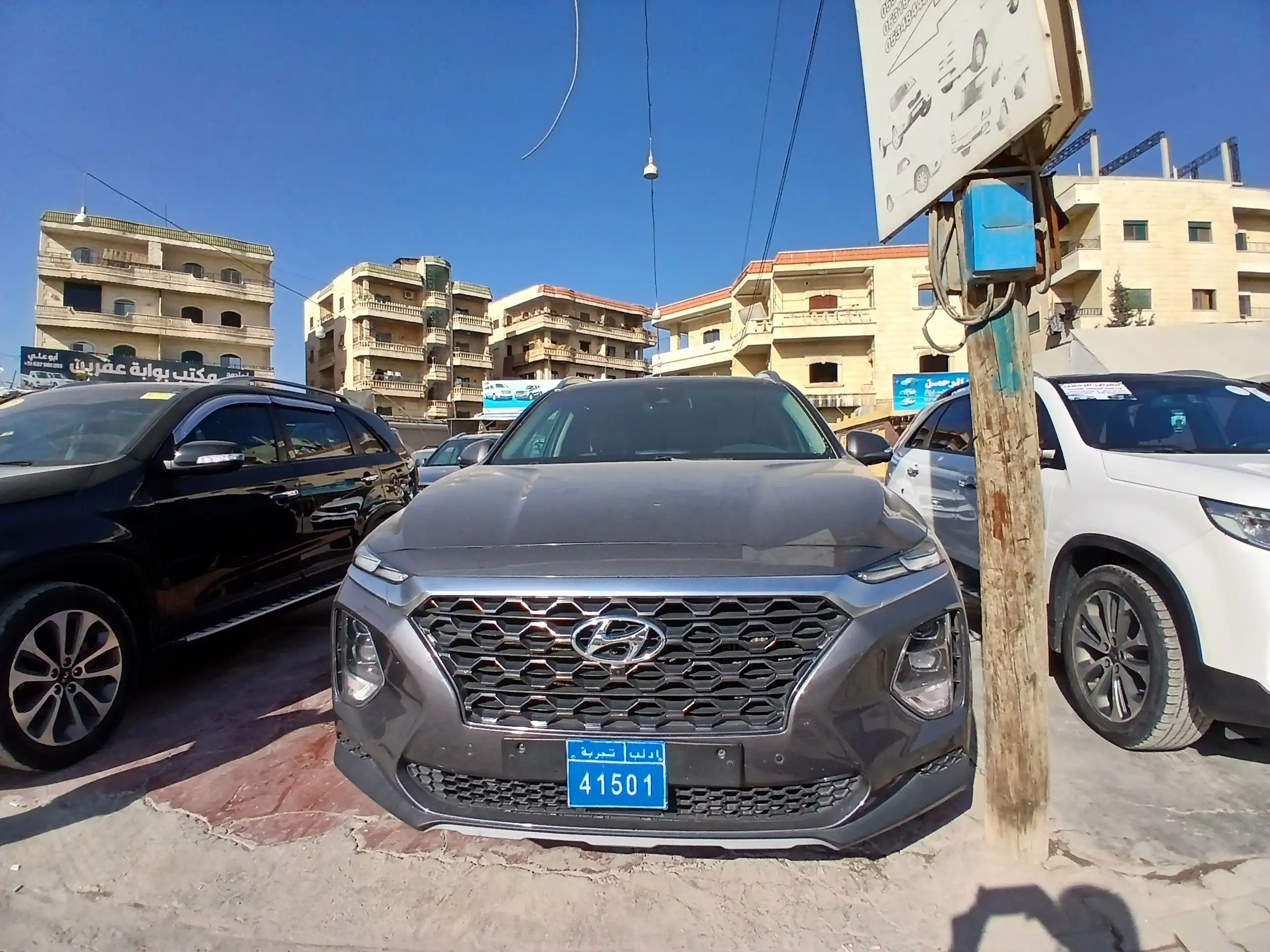 kilometrage car sale hyundai santa fe tm suv used 2020 aleppo po image