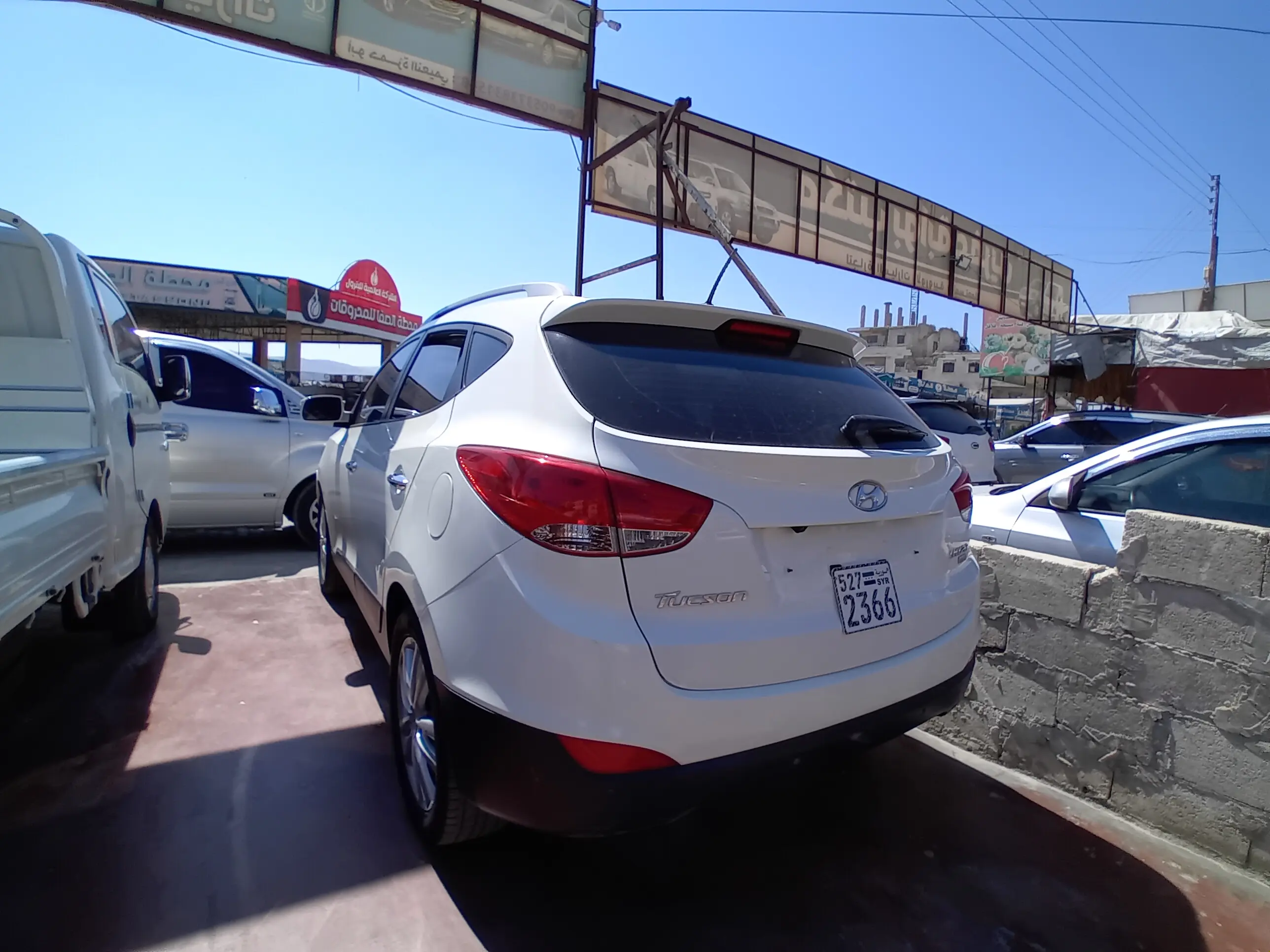 kilometrage car sale hyundai tucson lx20 evgt suv used 2011 aleppo rj image
