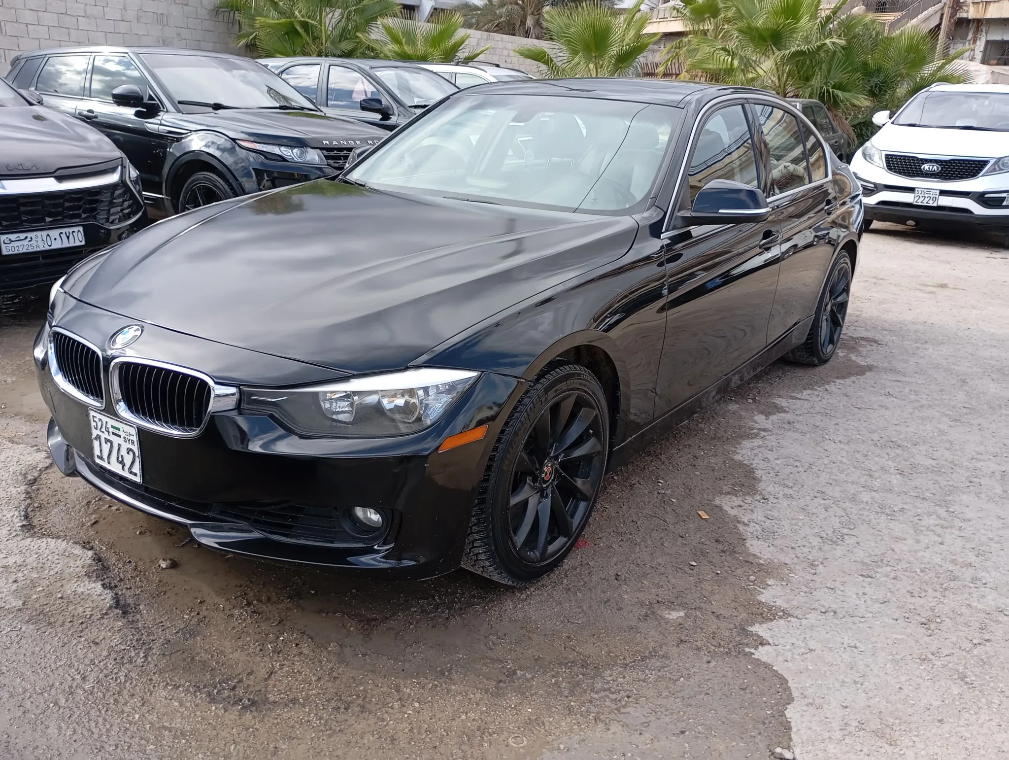 kilometrage car sale bmw 3 series 320 sedan used 2014 aleppo ek card image