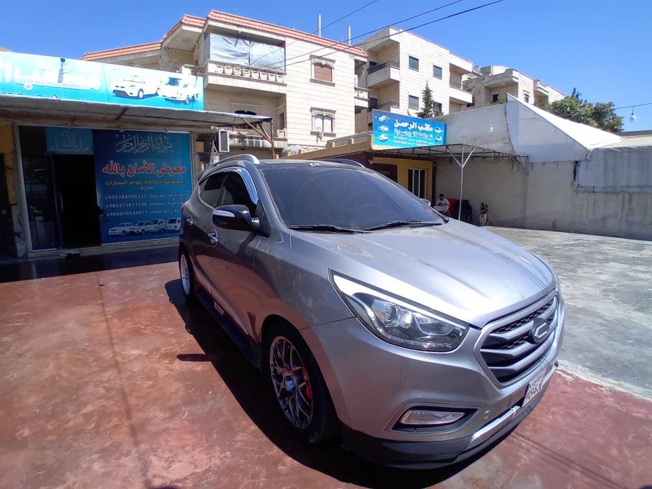kilometrage car sale hyundai tucson standard suv used 2010 aleppo oi image