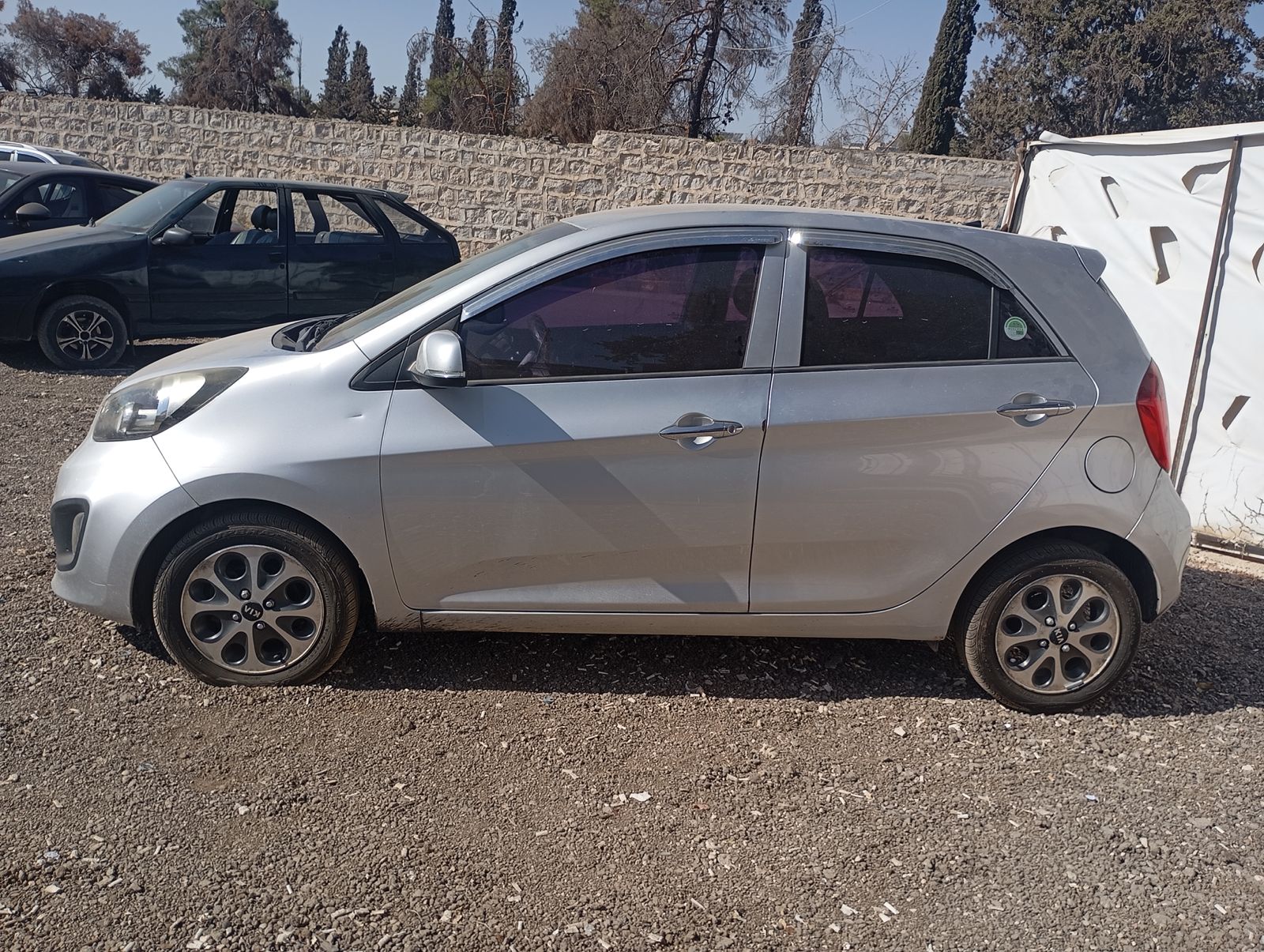 kilometrage car sale kia morning lx hatchback used 2012 aleppo pr image