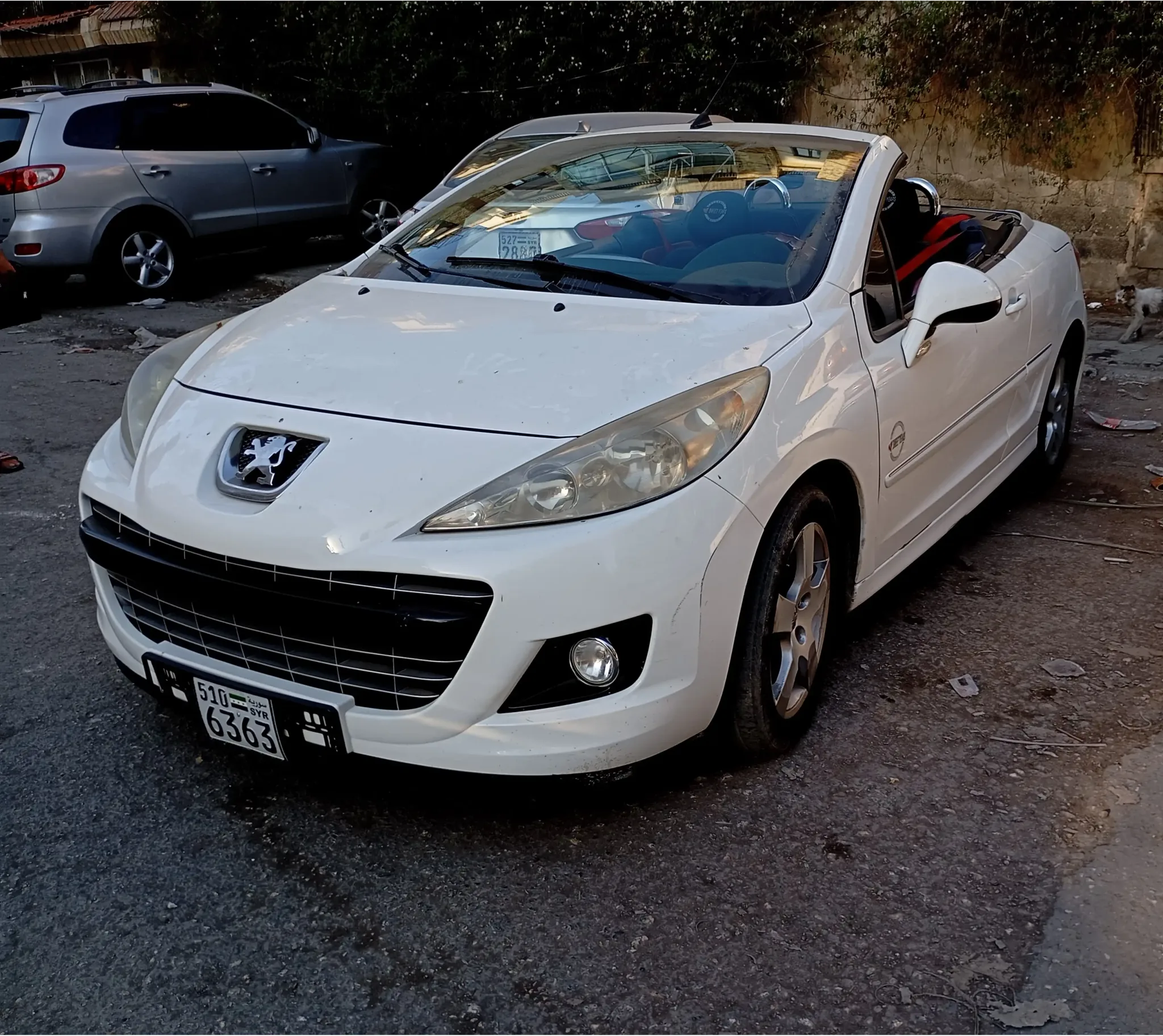 kilometrage car sale peugeot 207 standard convertible used 2009 aleppo yq card image