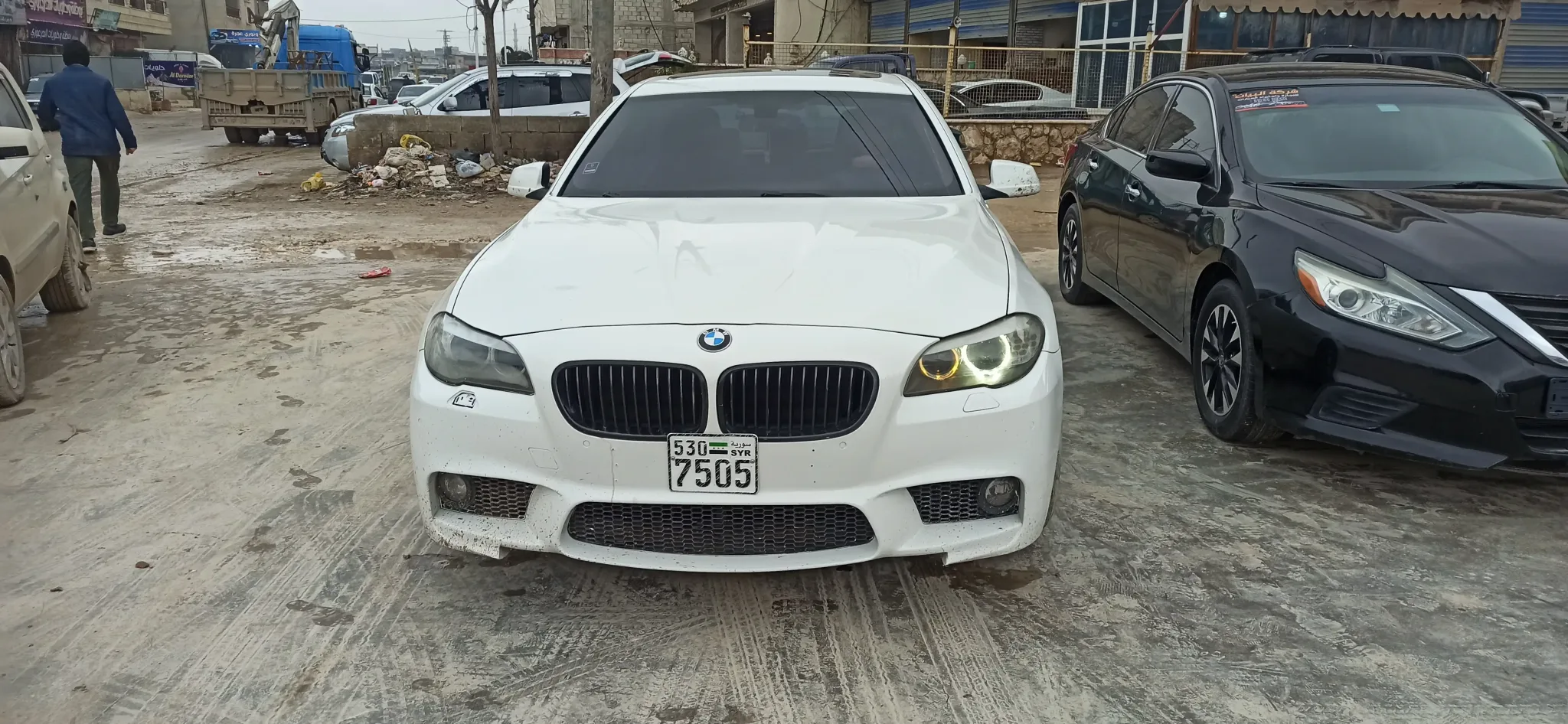 kilometrage car sale bmw 5 series 525 d sedan used 2013 aleppo rb image