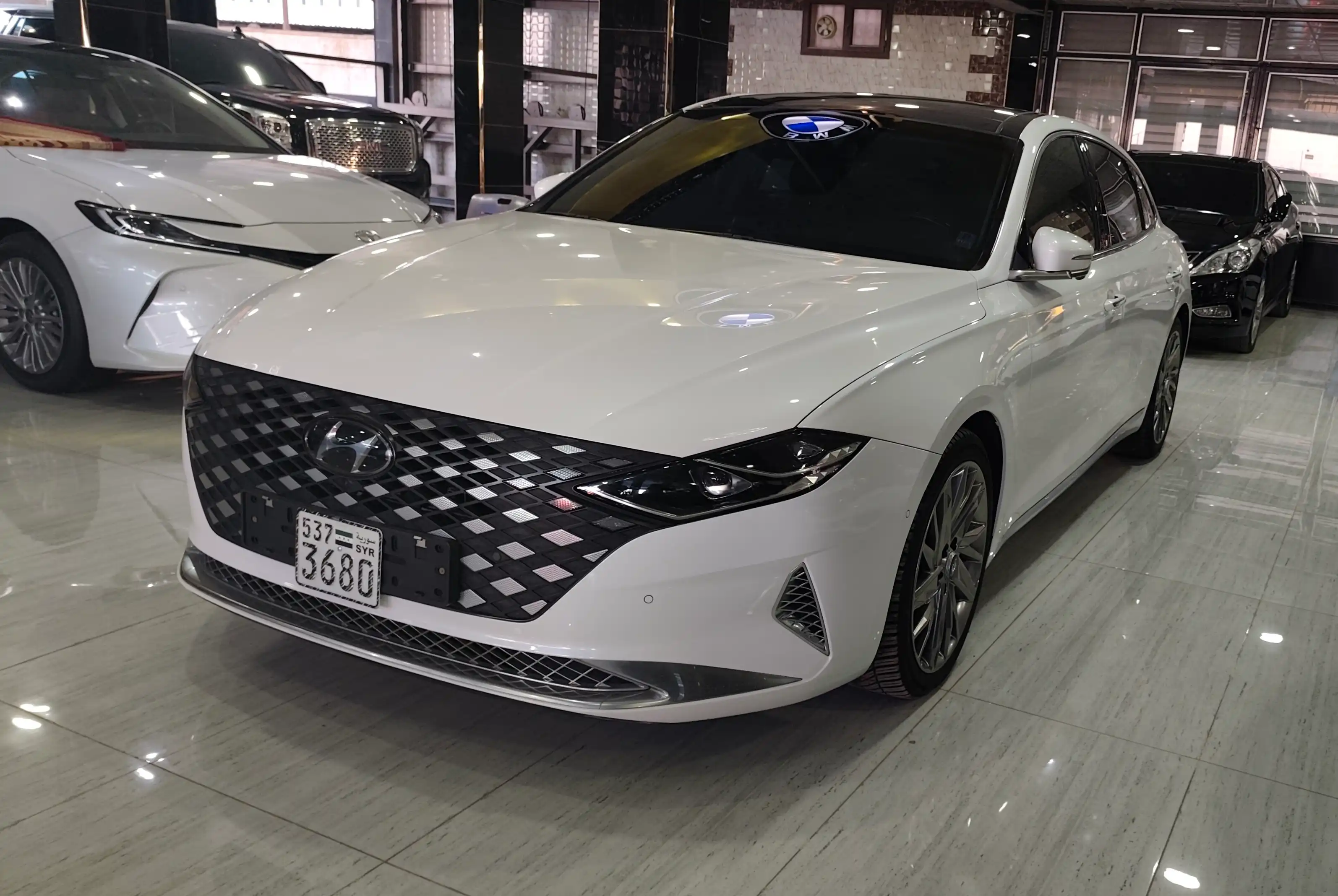 kilometrage car sale hyundai grandeur standard sedan used 2020 aleppo pe card image