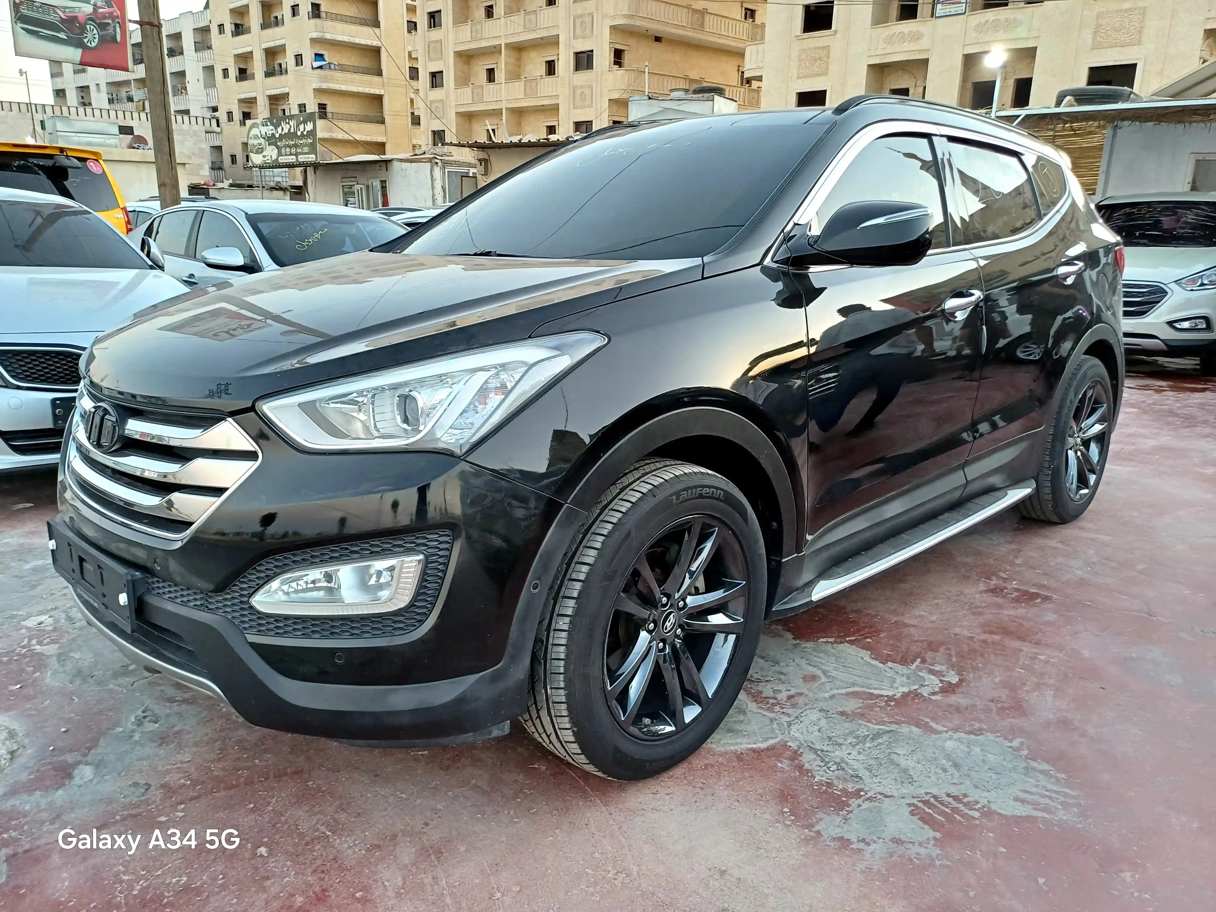 kilometrage car sale hyundai santa fe evgt suv used 2014 aleppo pz image