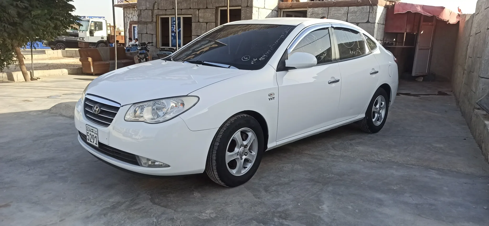 kilometrage car sale hyundai avante standard sedan used 2007 aleppo wn card image