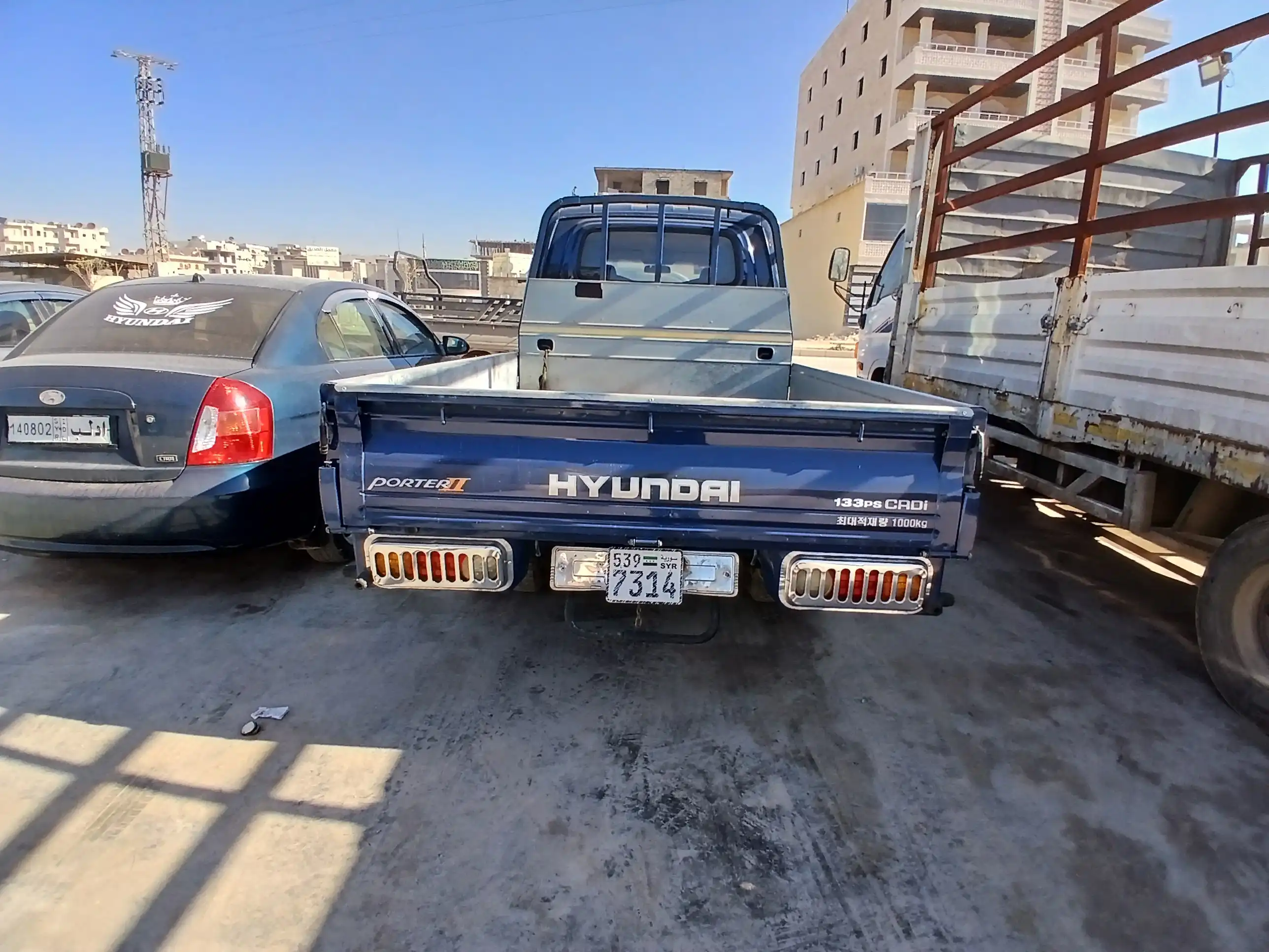 kilometrage car sale hyundai porter ii 2 crdi cargo truck used 2010 aleppo ih image