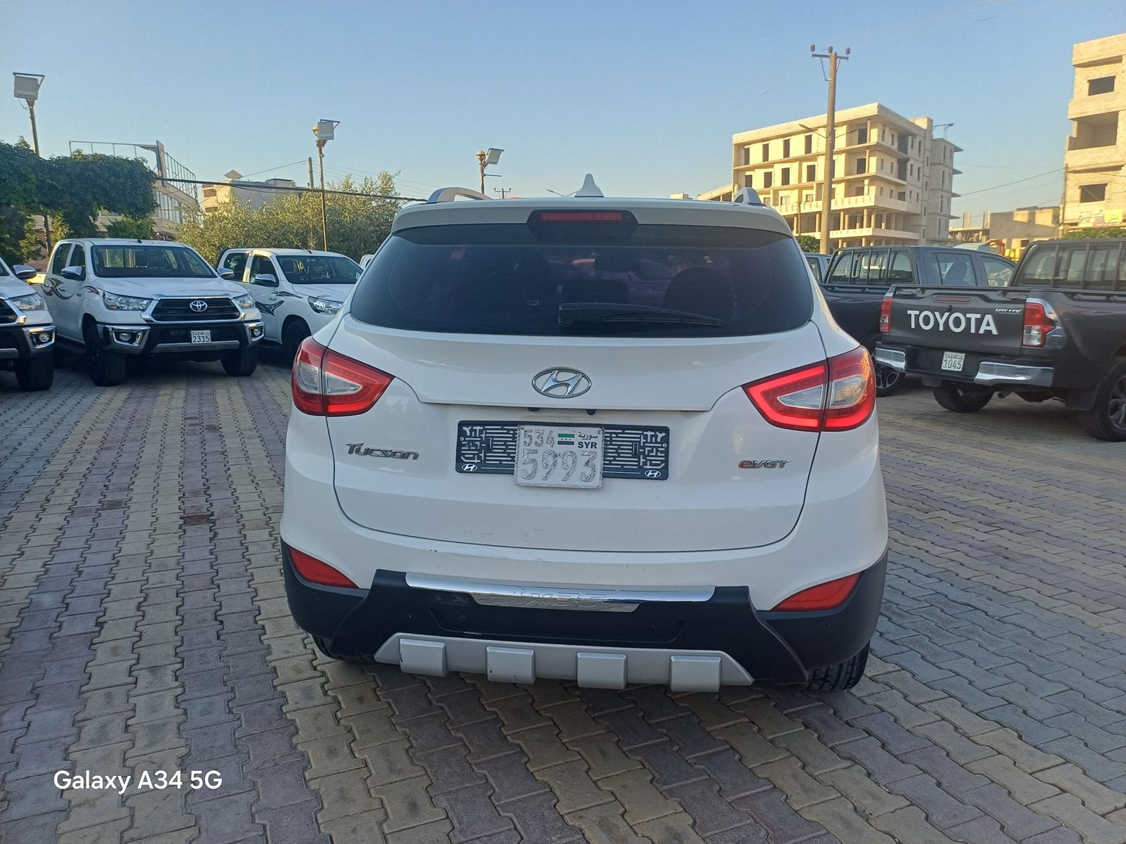 kilometrage car sale hyundai tucson 1 7 d pjoojnc used 2014 aleppo ul image