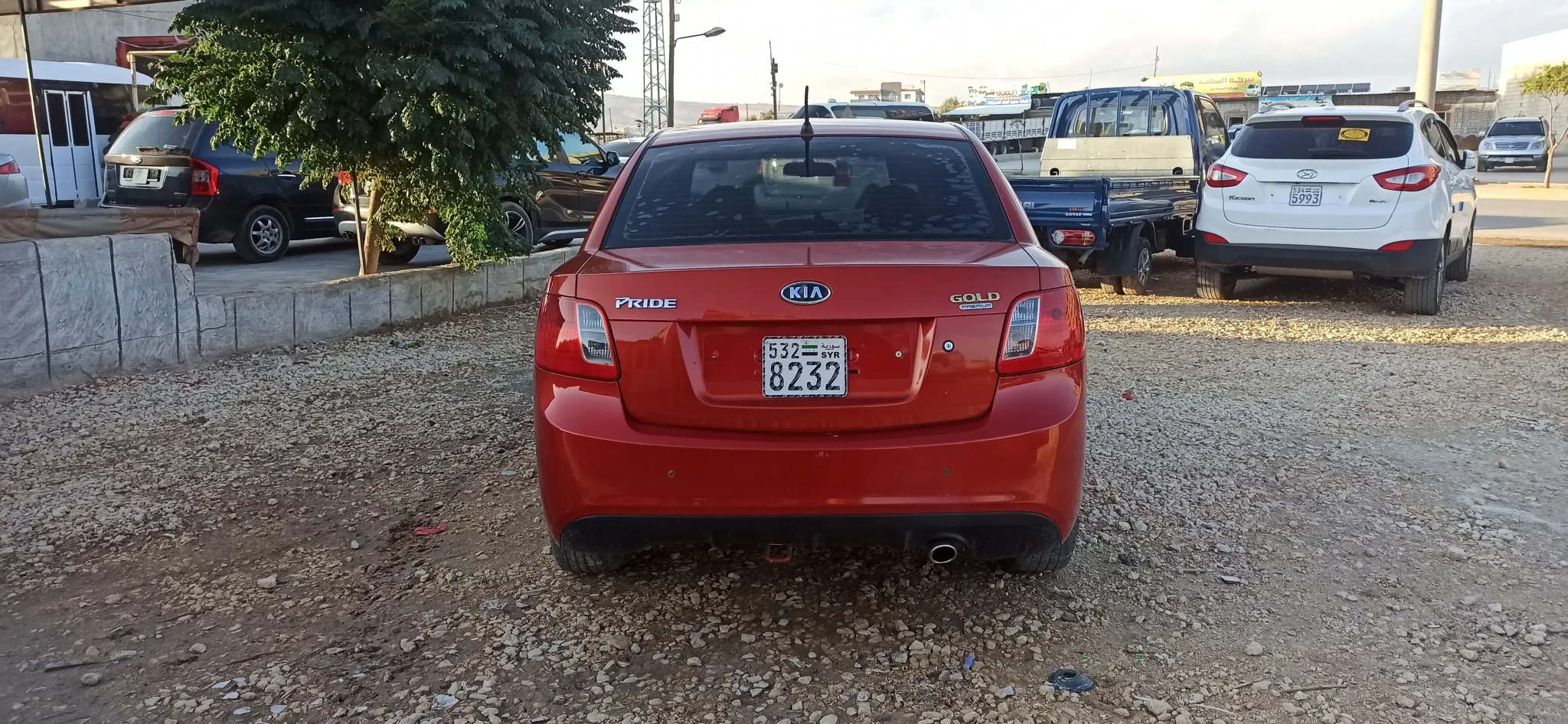 kilometrage car sale kia pride gdi sedan used 2011 aleppo ce image