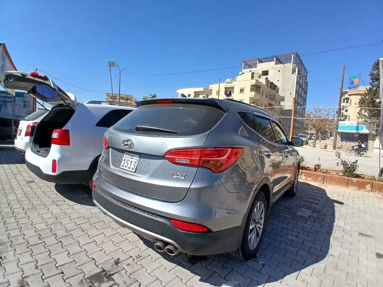 kilometrage car sale hyundai santa fe evgt suv new 2015 aleppo yk image