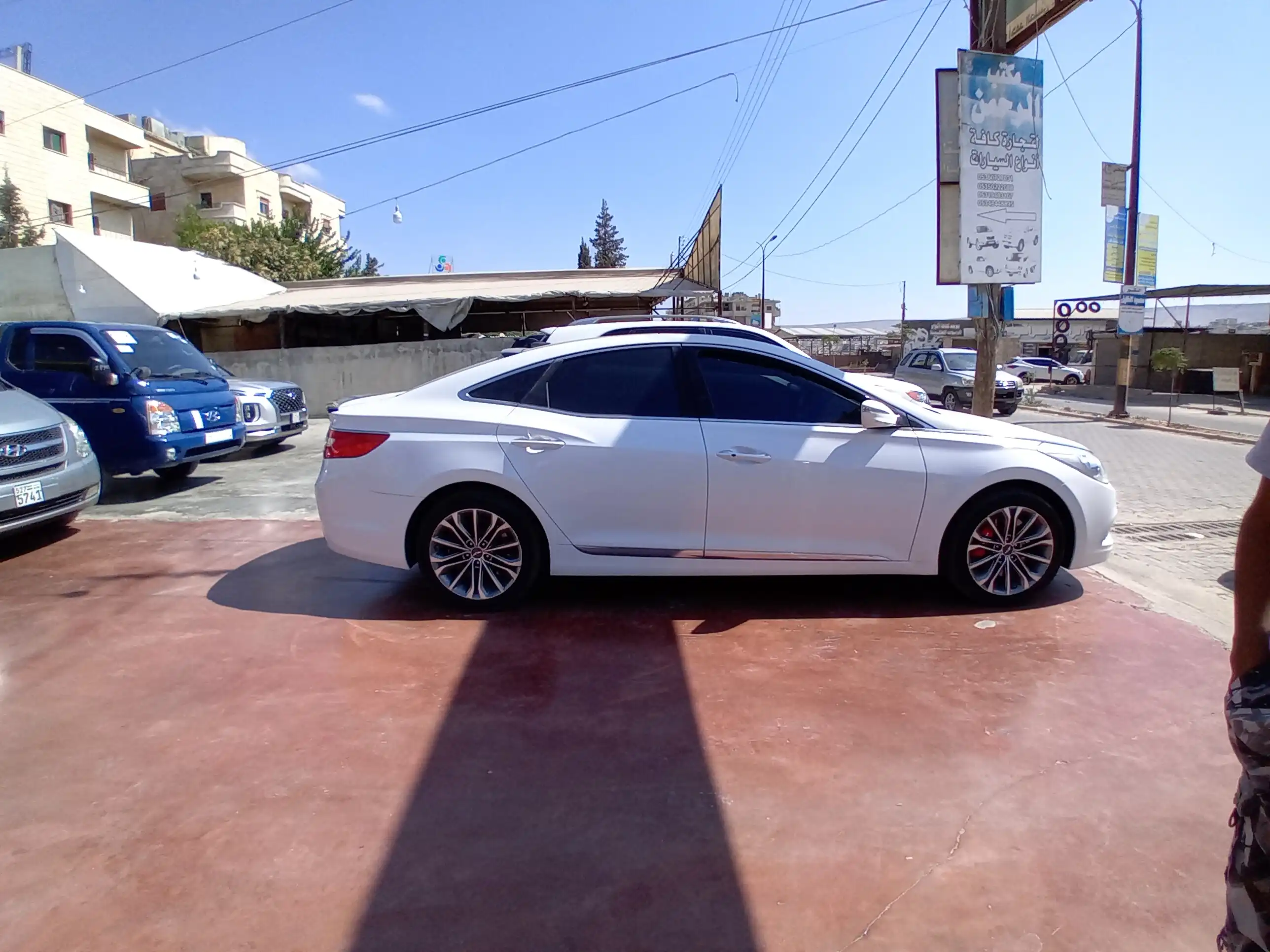 kilometrage car sale hyundai grandeur hg 220 sedan used 2012 aleppo sp image