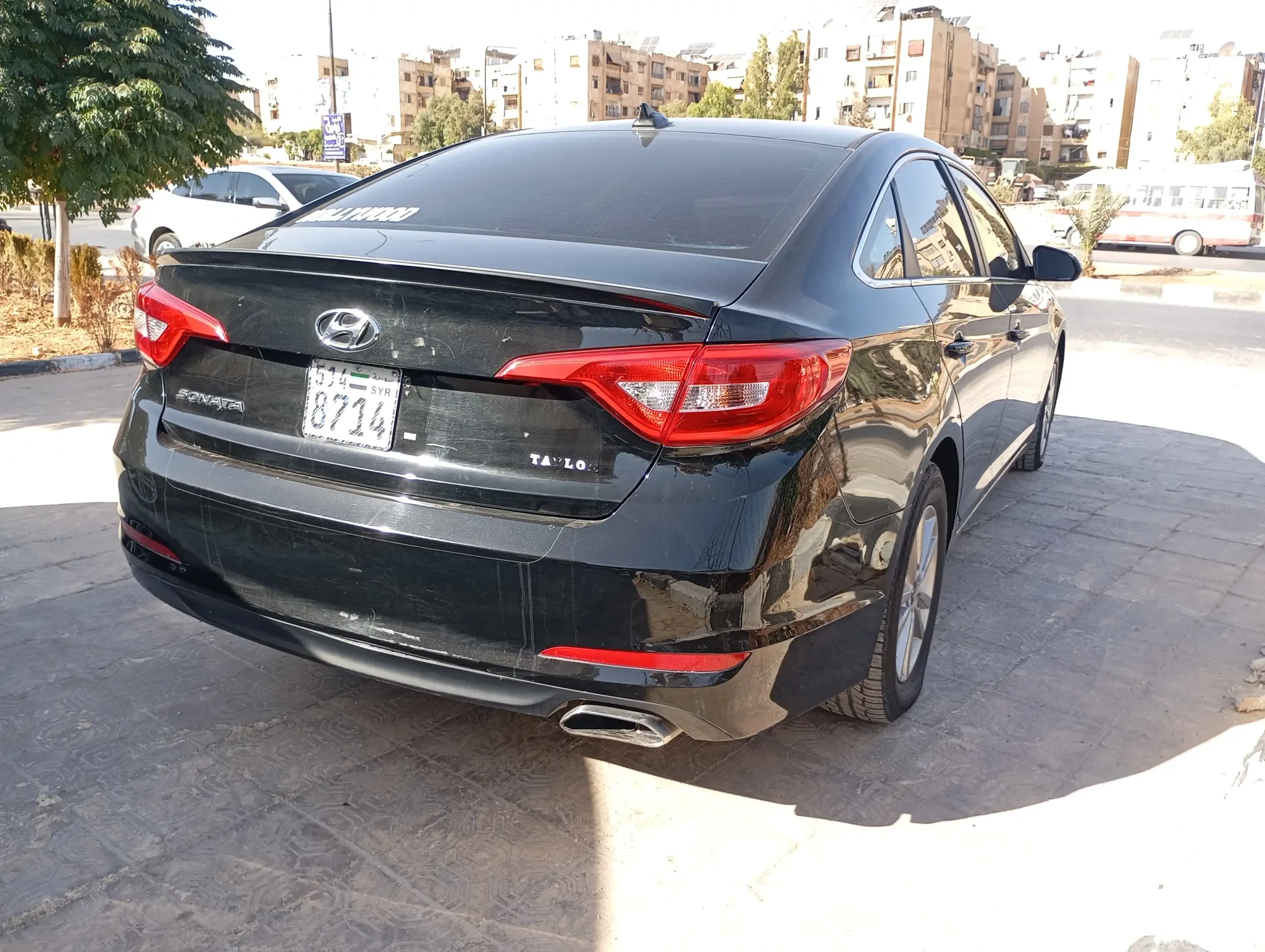 kilometrage car sale hyundai sonata standard sedan used 2016 aleppo po image