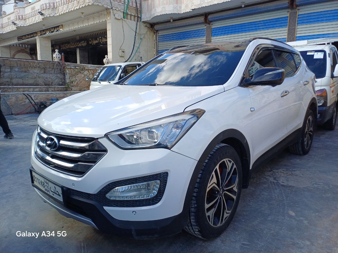 kilometrage car sale hyundai santa fe evgt suv used 2013 aleppo kz card image