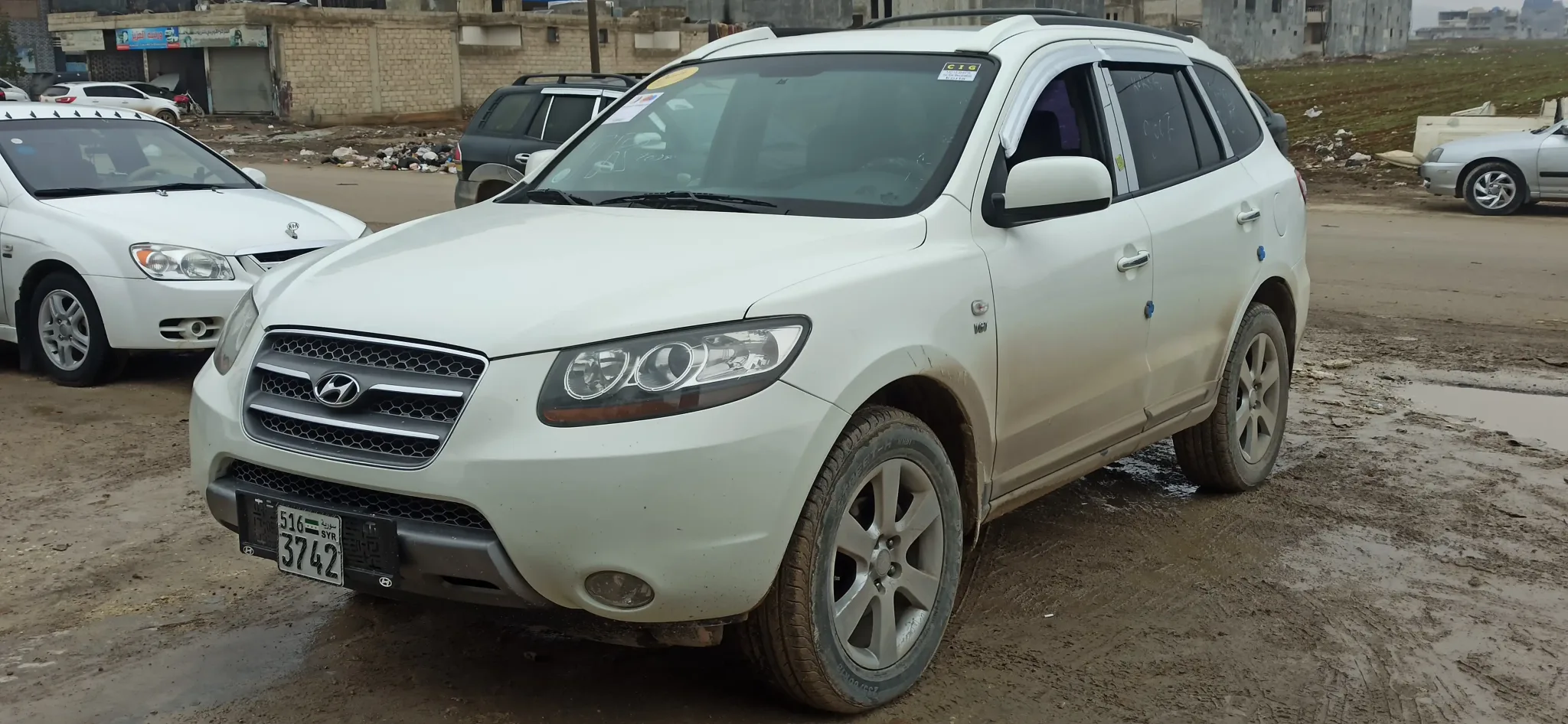 kilometrage car sale hyundai santa fe mlx suv used 2007 aleppo ss card image