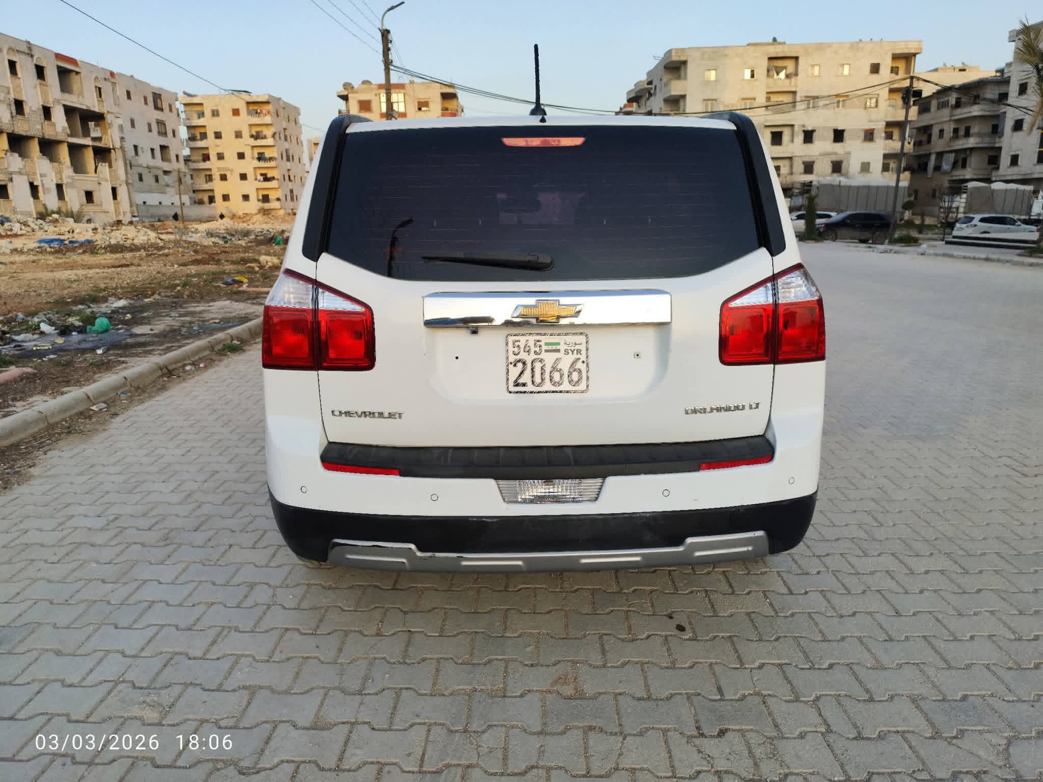 kilometrage car sale chevrolet orlando 1lt suv used 2013 aleppo yk image