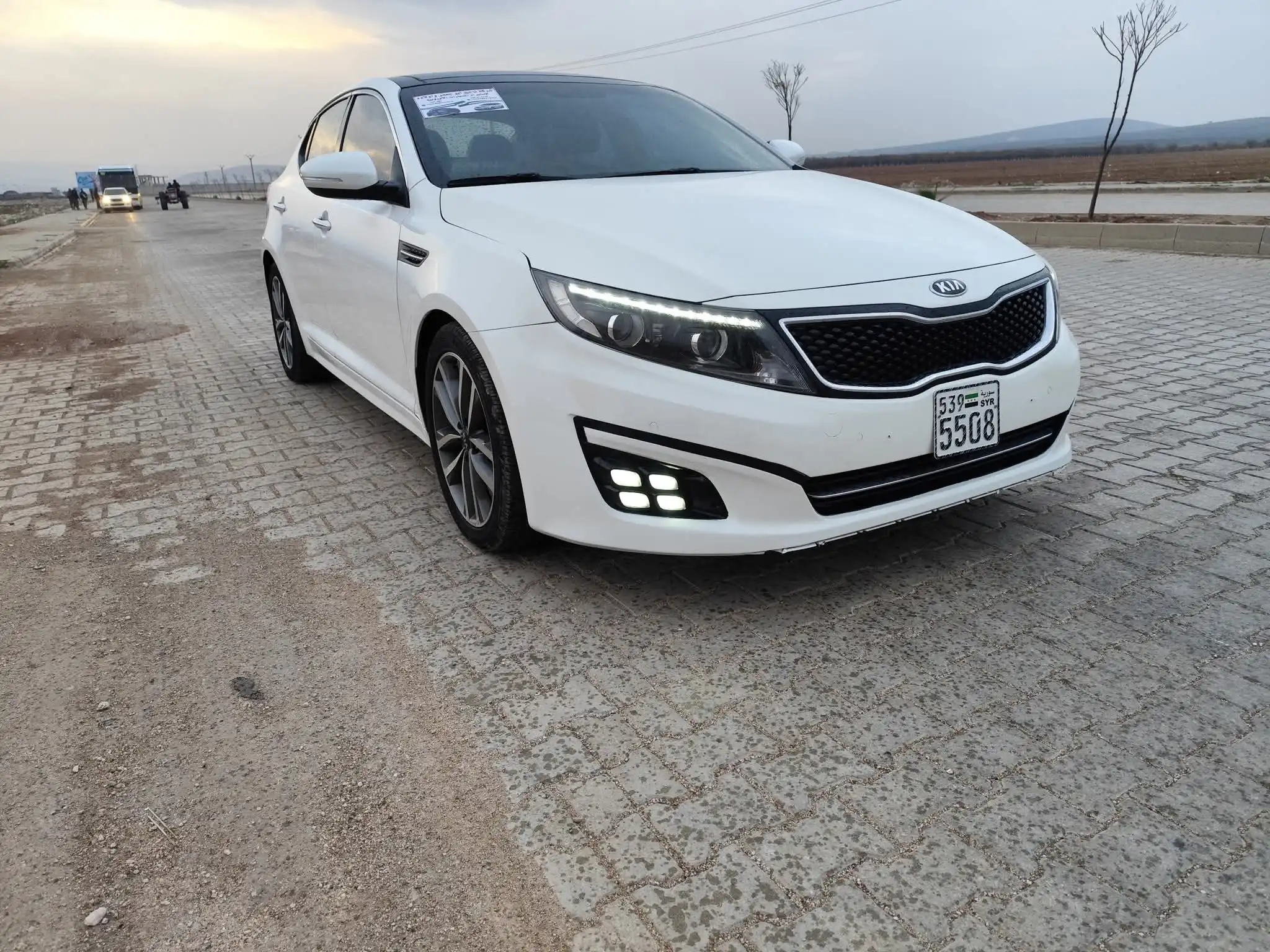 kilometrage car sale kia k5 standard sedan used 2014 aleppo me image
