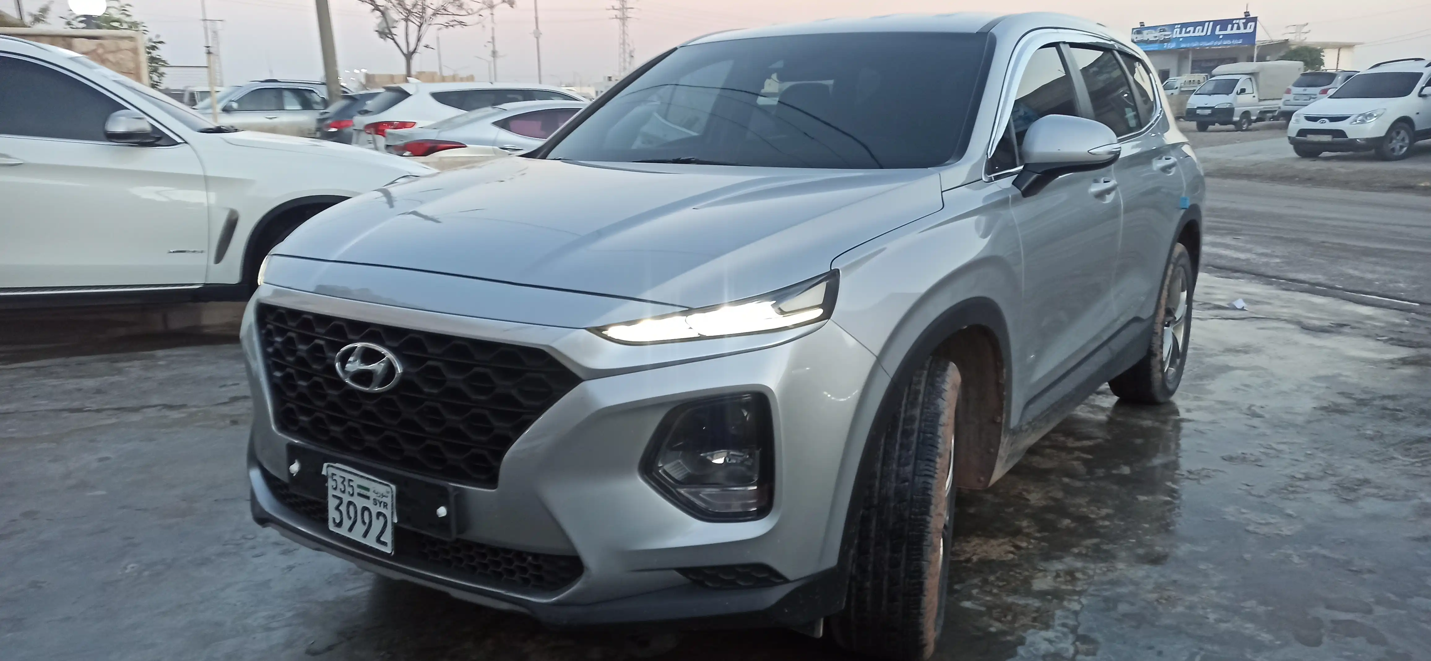 kilometrage car sale hyundai santa fe evgt suv used 2020 aleppo nd image