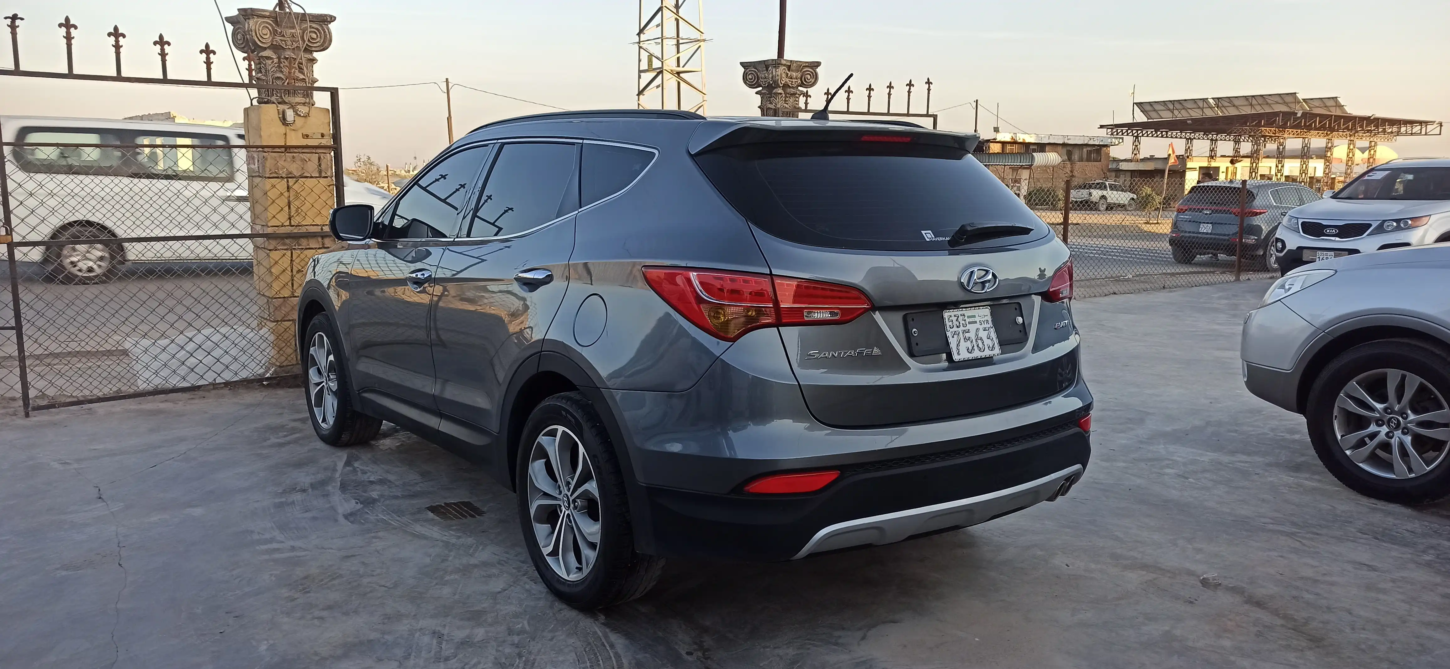 kilometrage car sale hyundai santa fe evgt suv used 2014 aleppo kd image
