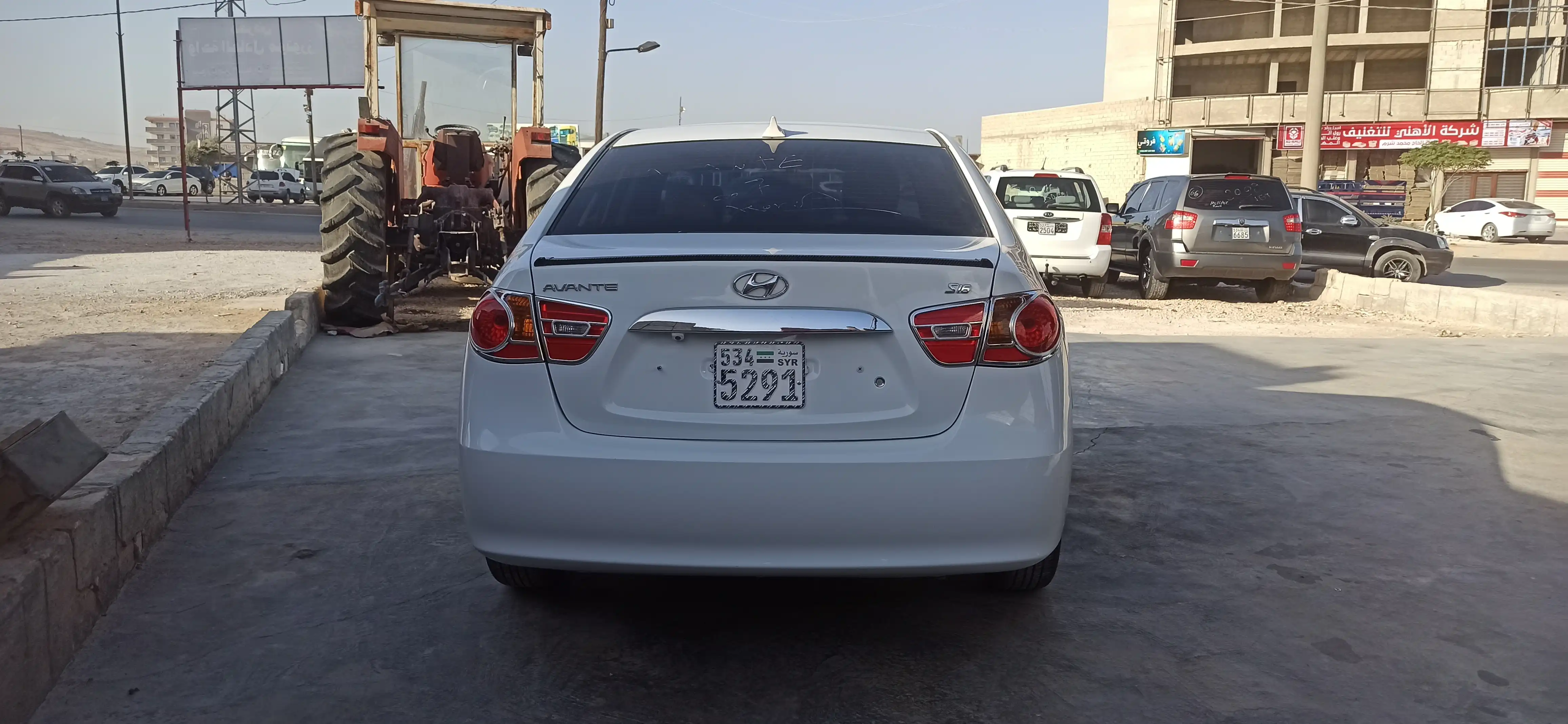 kilometrage car sale hyundai avante standard sedan used 2007 aleppo wn image