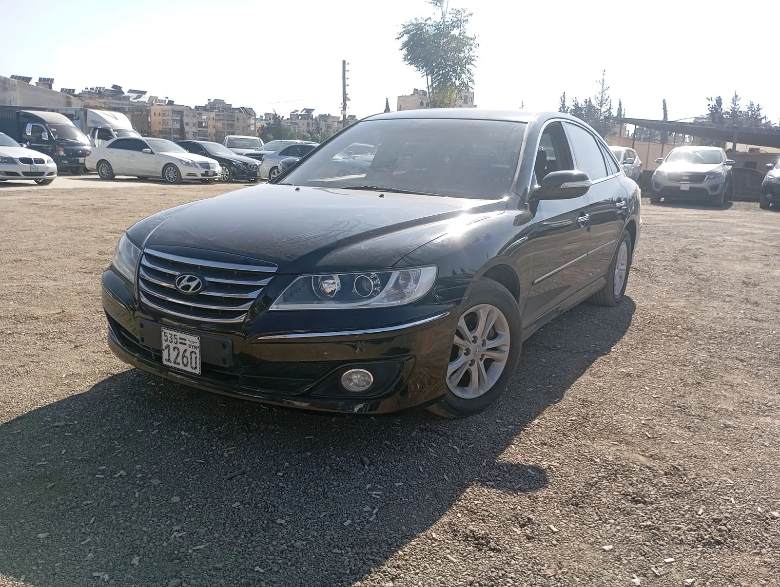 kilometrage car sale hyundai grandeur hg 220 sedan used 2011 aleppo kq card image
